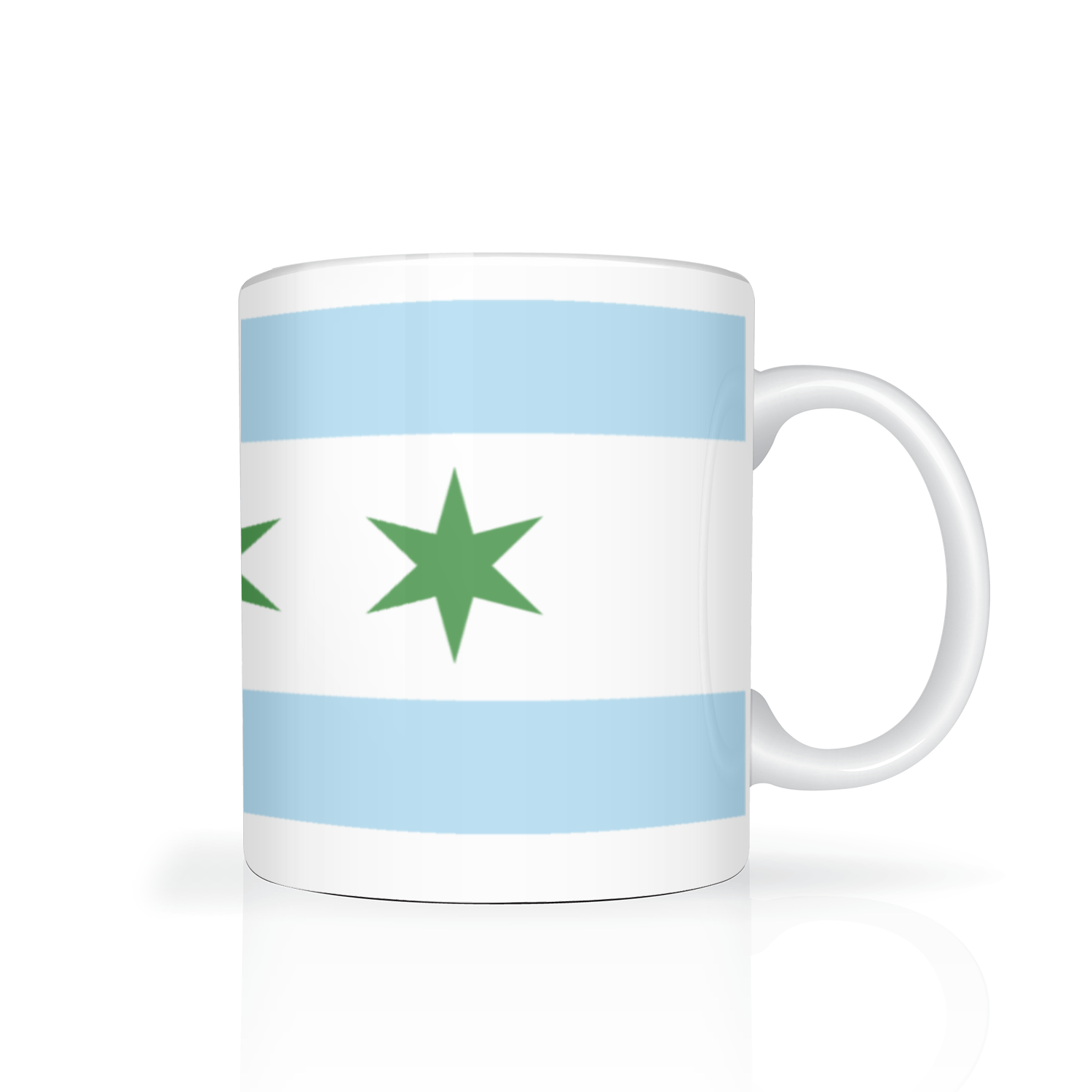 Chicago Flag St. Patty's 11oz 2 Tone Mug