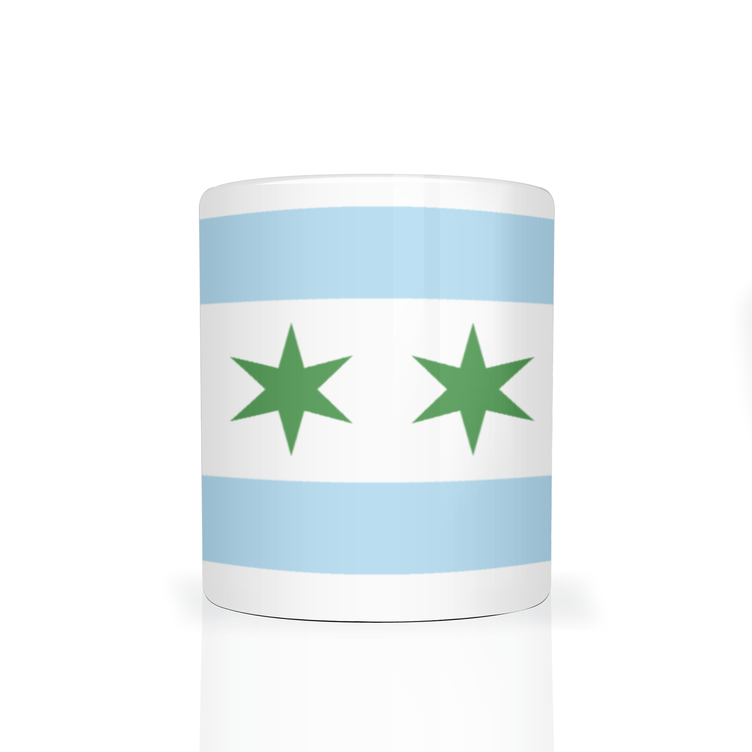 Chicago Flag St. Patty's 11oz 2 Tone Mug