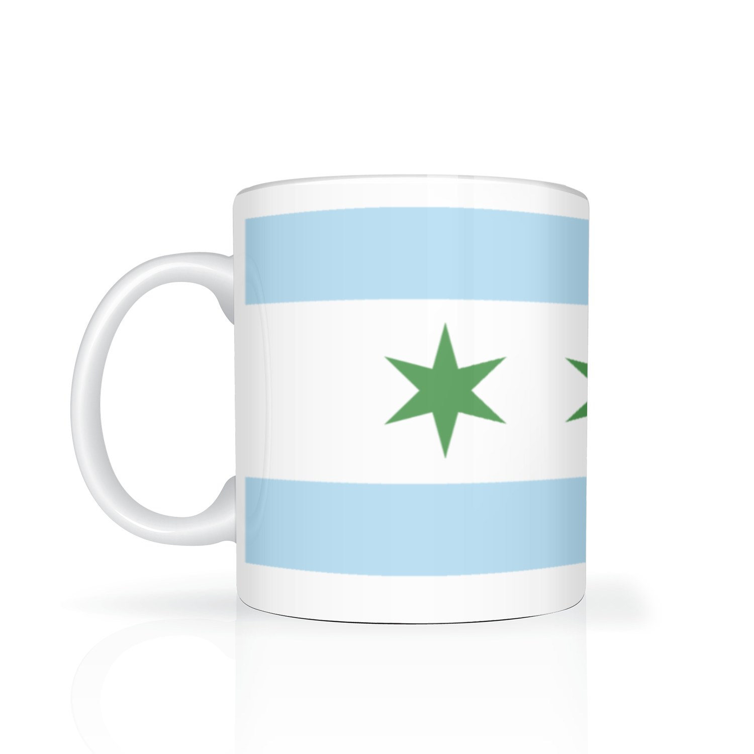 Chicago Flag St. Patty's 11oz 2 Tone Mug