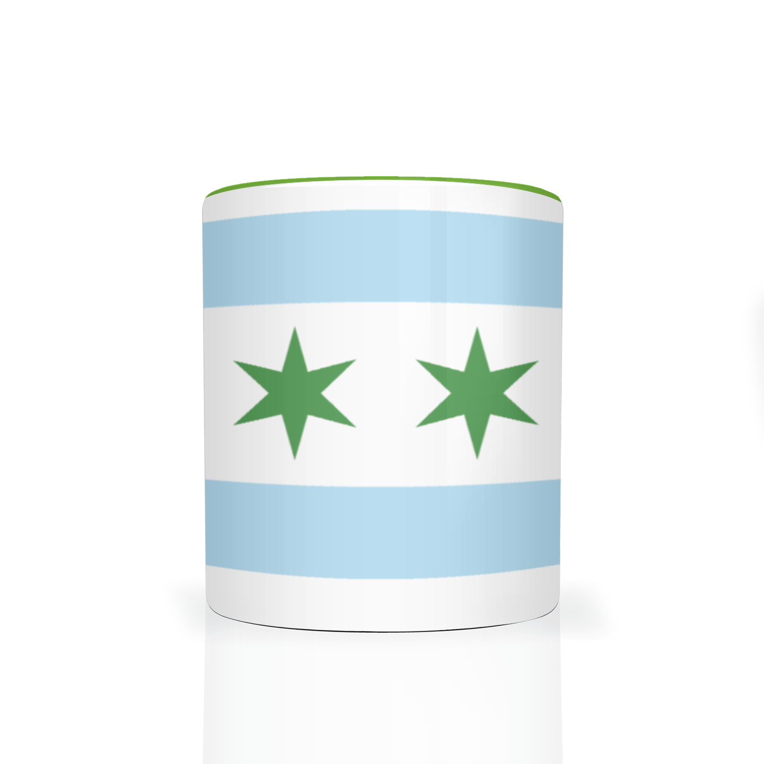Chicago Flag St. Patty's 11oz 2 Tone Mug