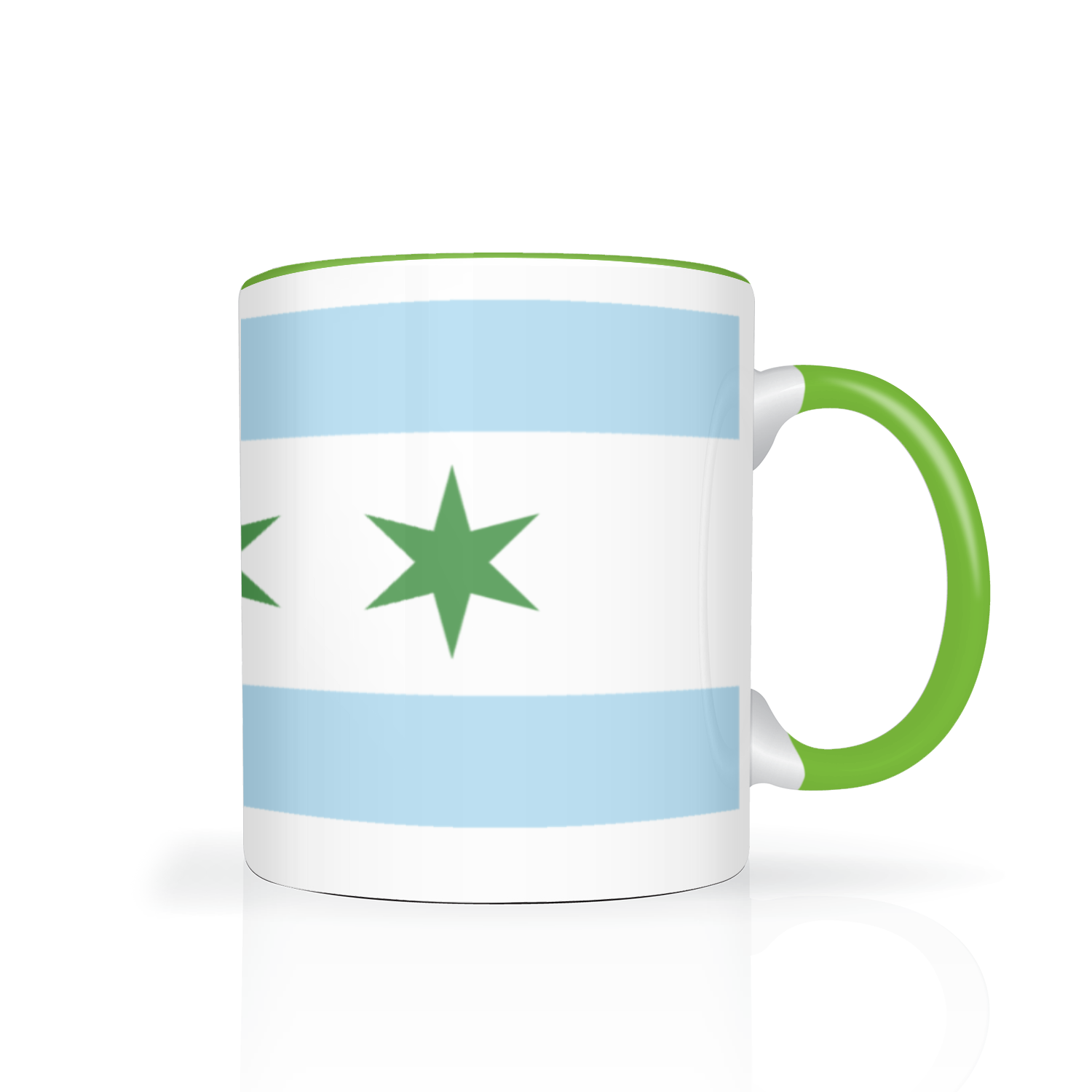 Chicago Flag St. Patty's 11oz 2 Tone Mug