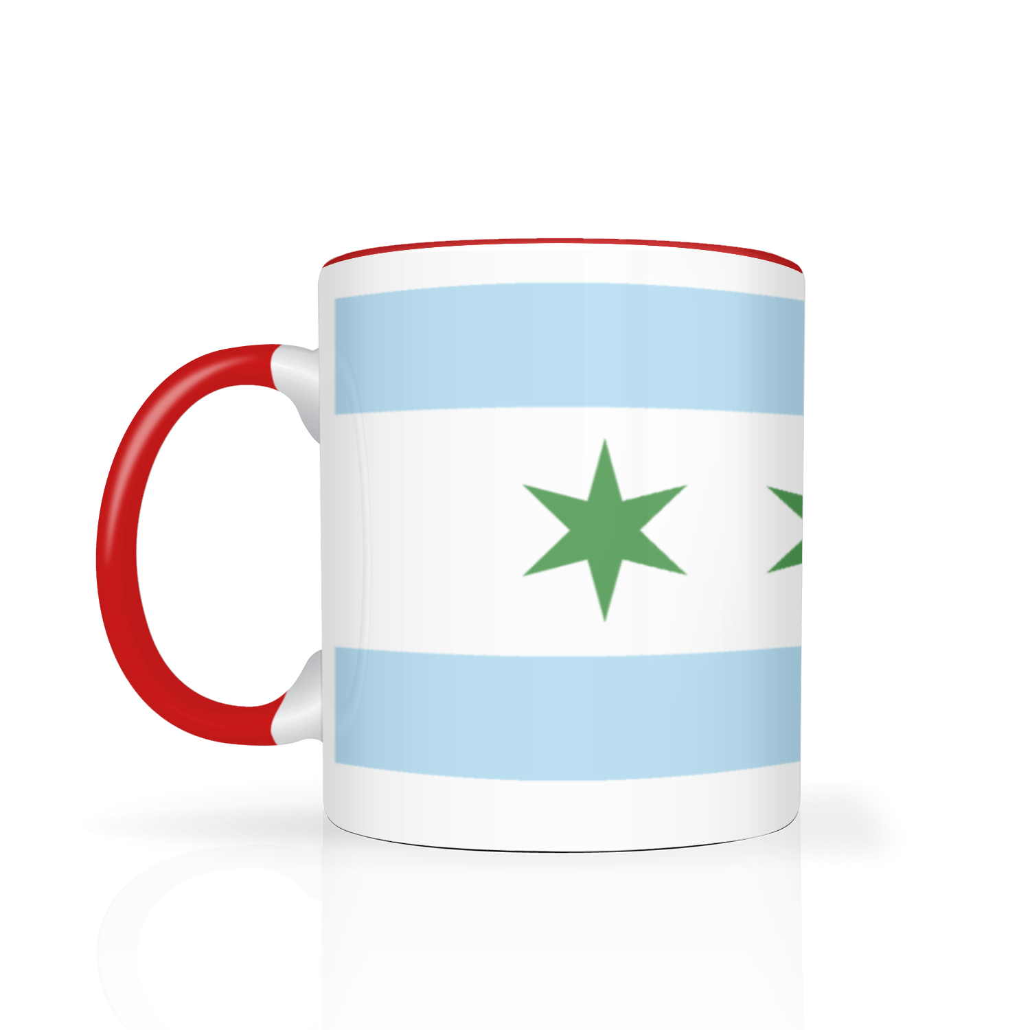 Chicago Flag St. Patty's 11oz 2 Tone Mug