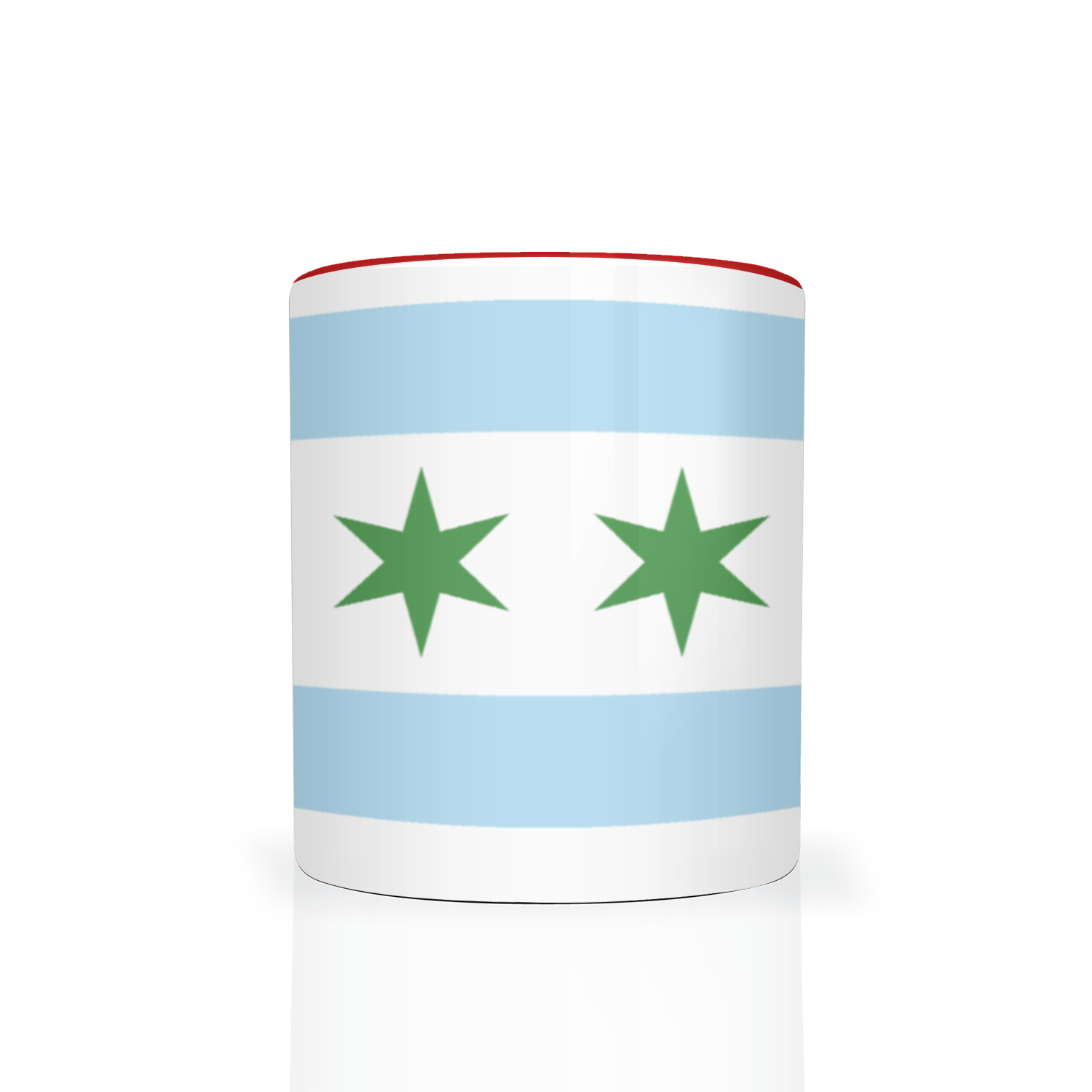 Chicago Flag St. Patty's 11oz 2 Tone Mug