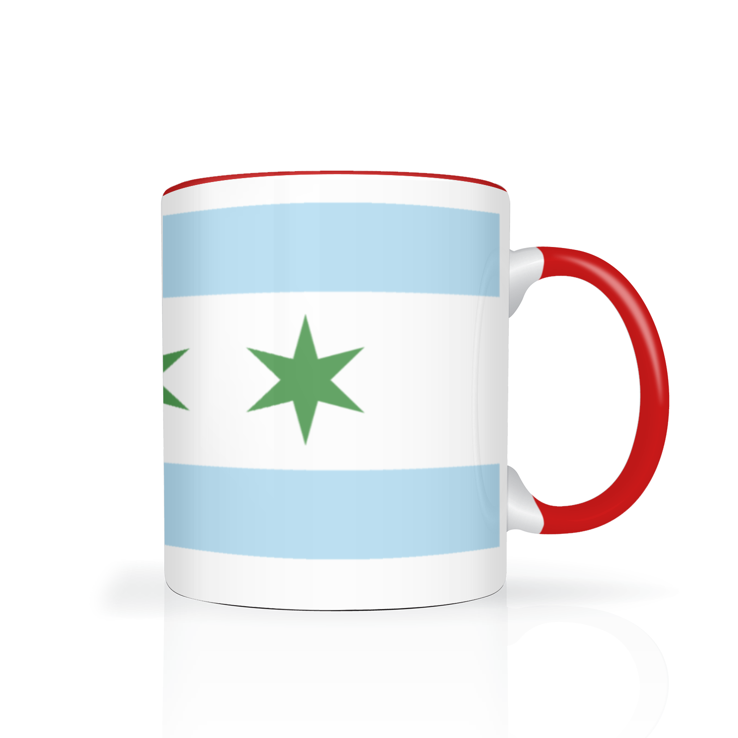 Chicago Flag St. Patty's 11oz 2 Tone Mug
