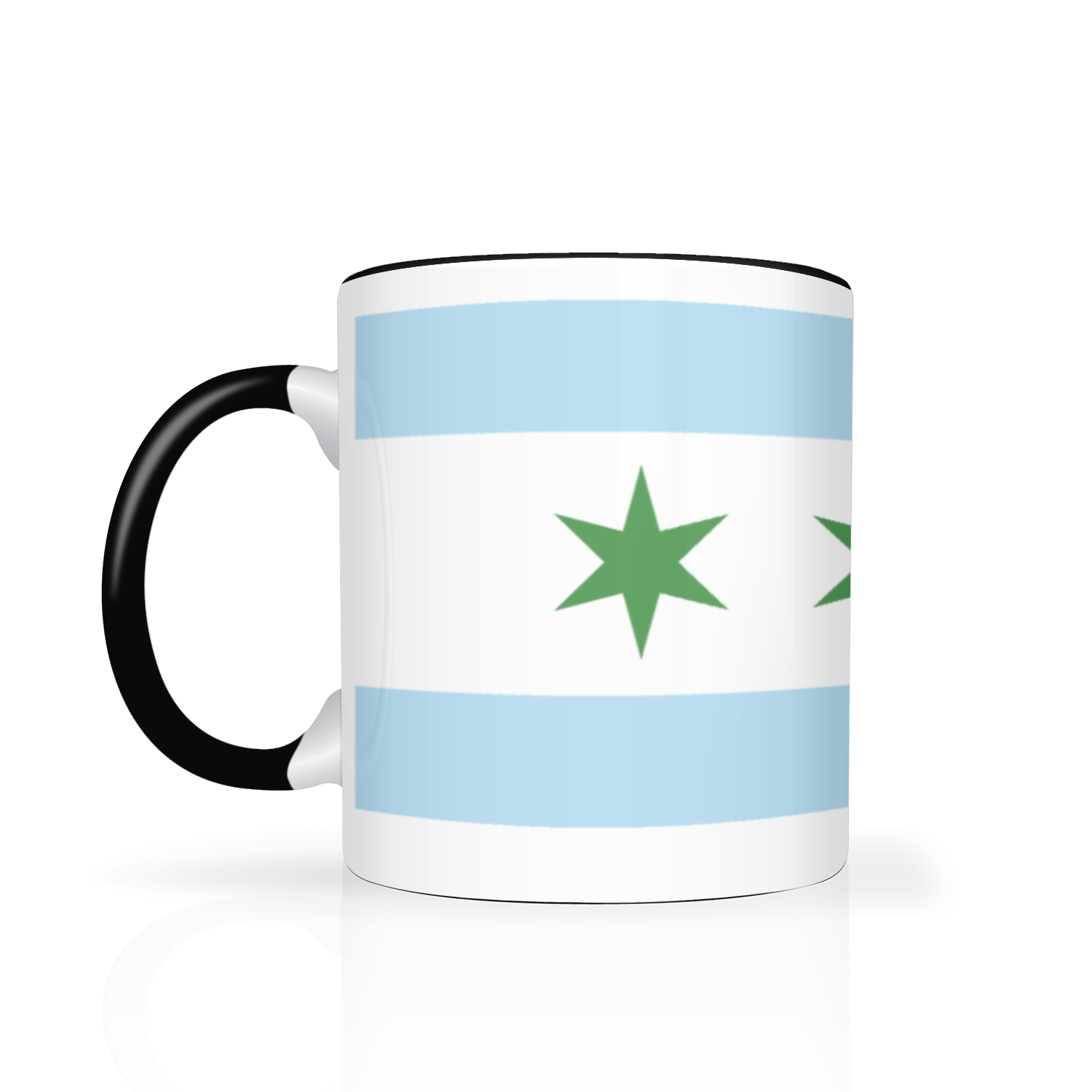 Chicago Flag St. Patty's 11oz 2 Tone Mug