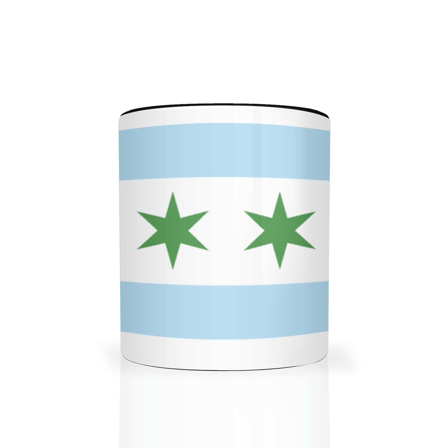 Chicago Flag St. Patty's 11oz 2 Tone Mug