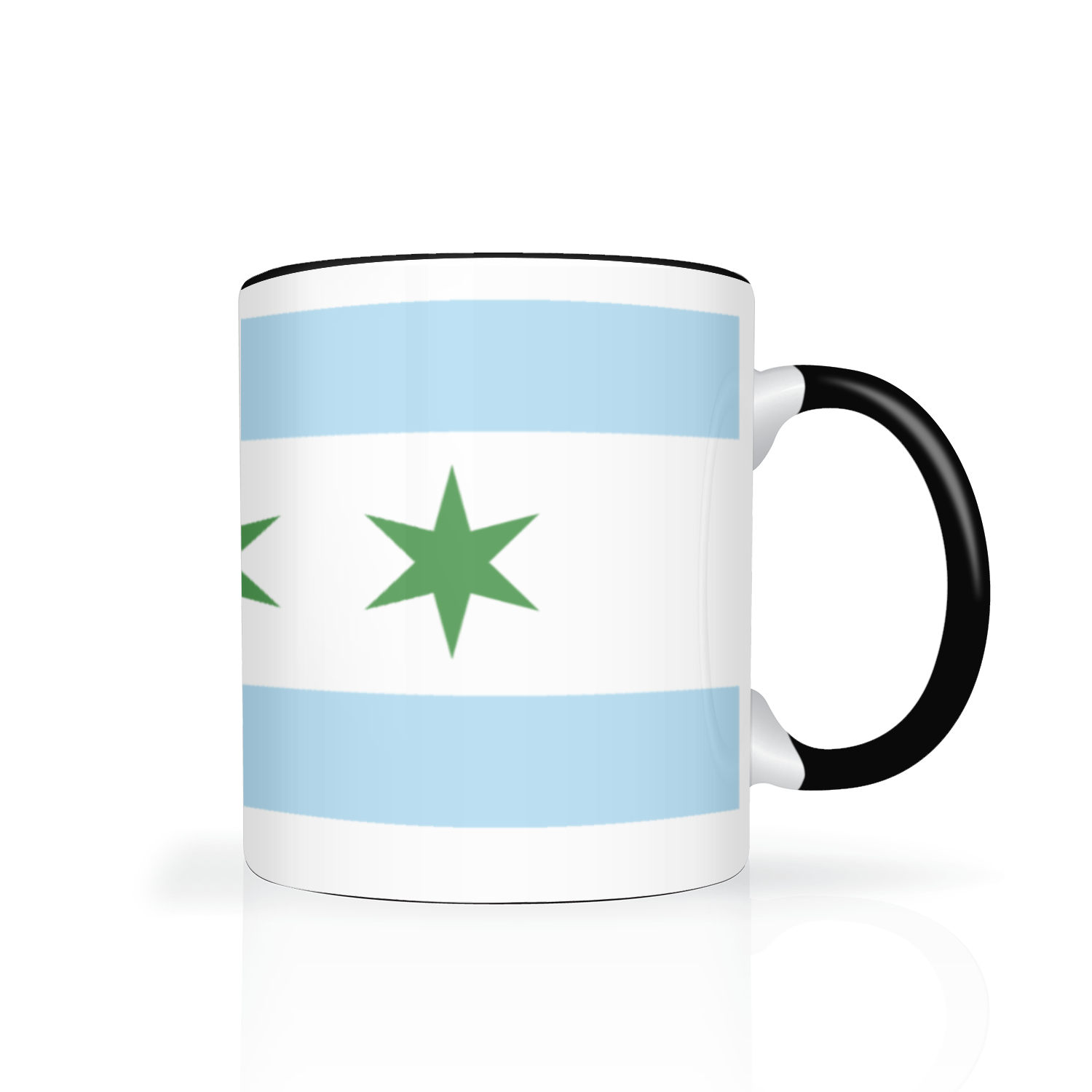 Chicago Flag St. Patty's 11oz 2 Tone Mug