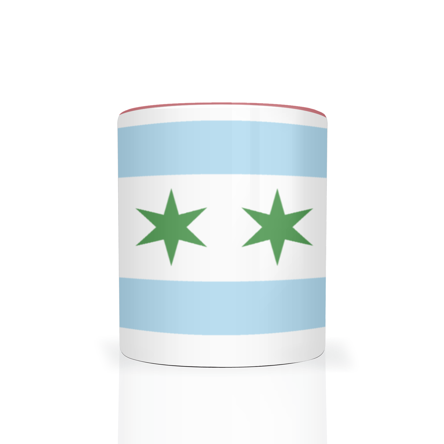 Chicago Flag St. Patty's 11oz 2 Tone Mug