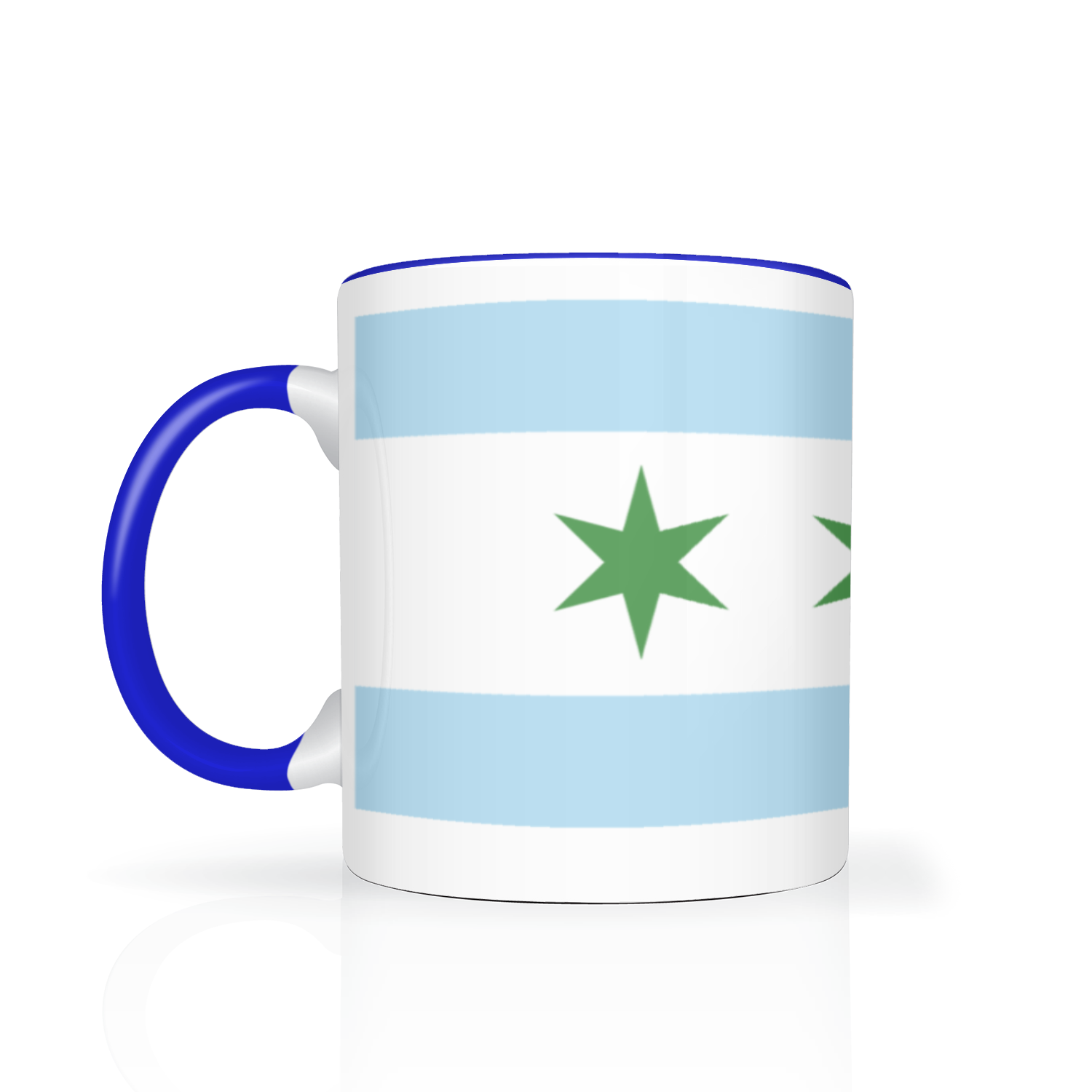Chicago Flag St. Patty's 11oz 2 Tone Mug