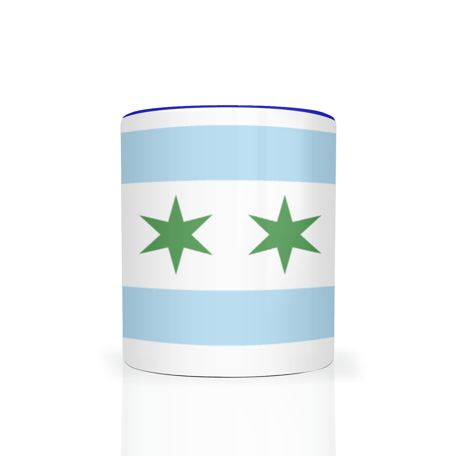 Chicago Flag St. Patty's 11oz 2 Tone Mug