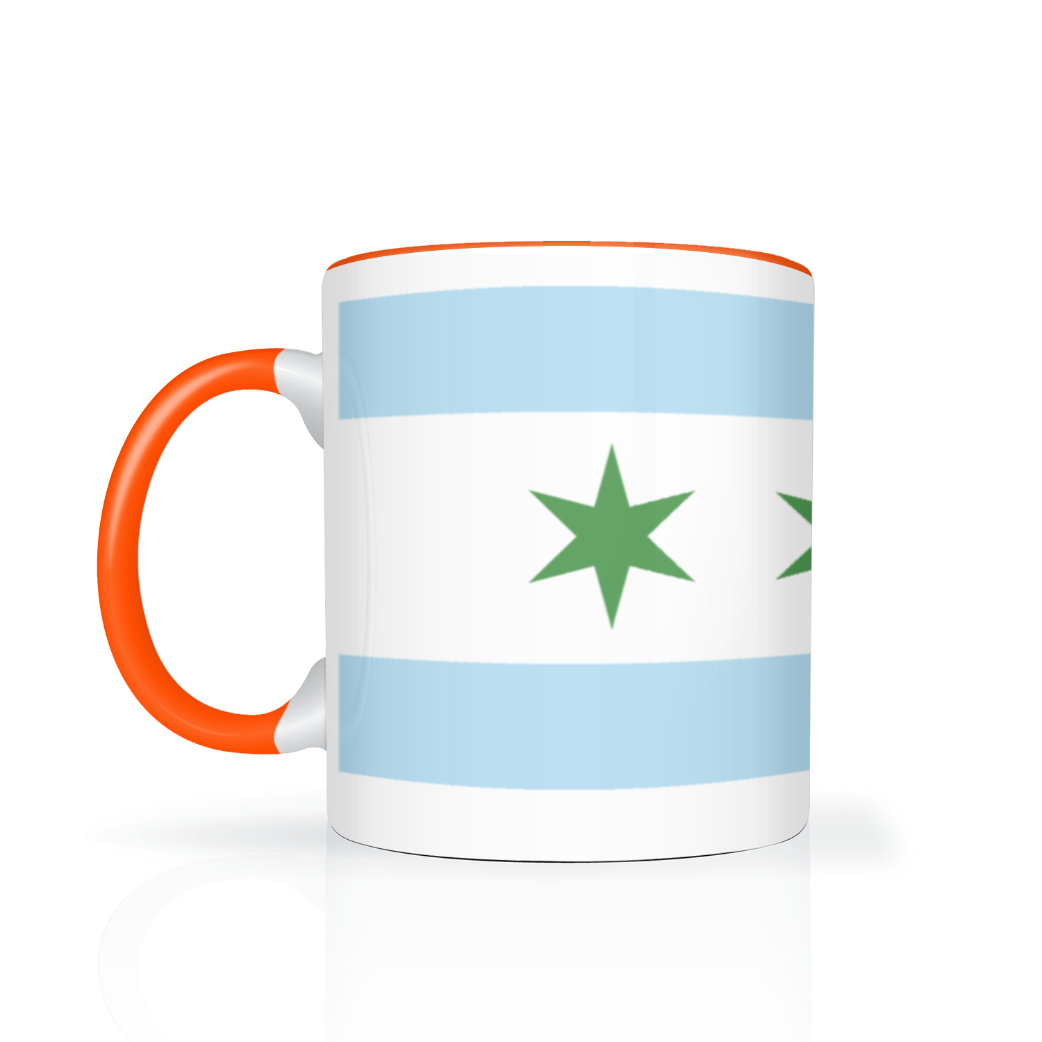 Chicago Flag St. Patty's 11oz 2 Tone Mug