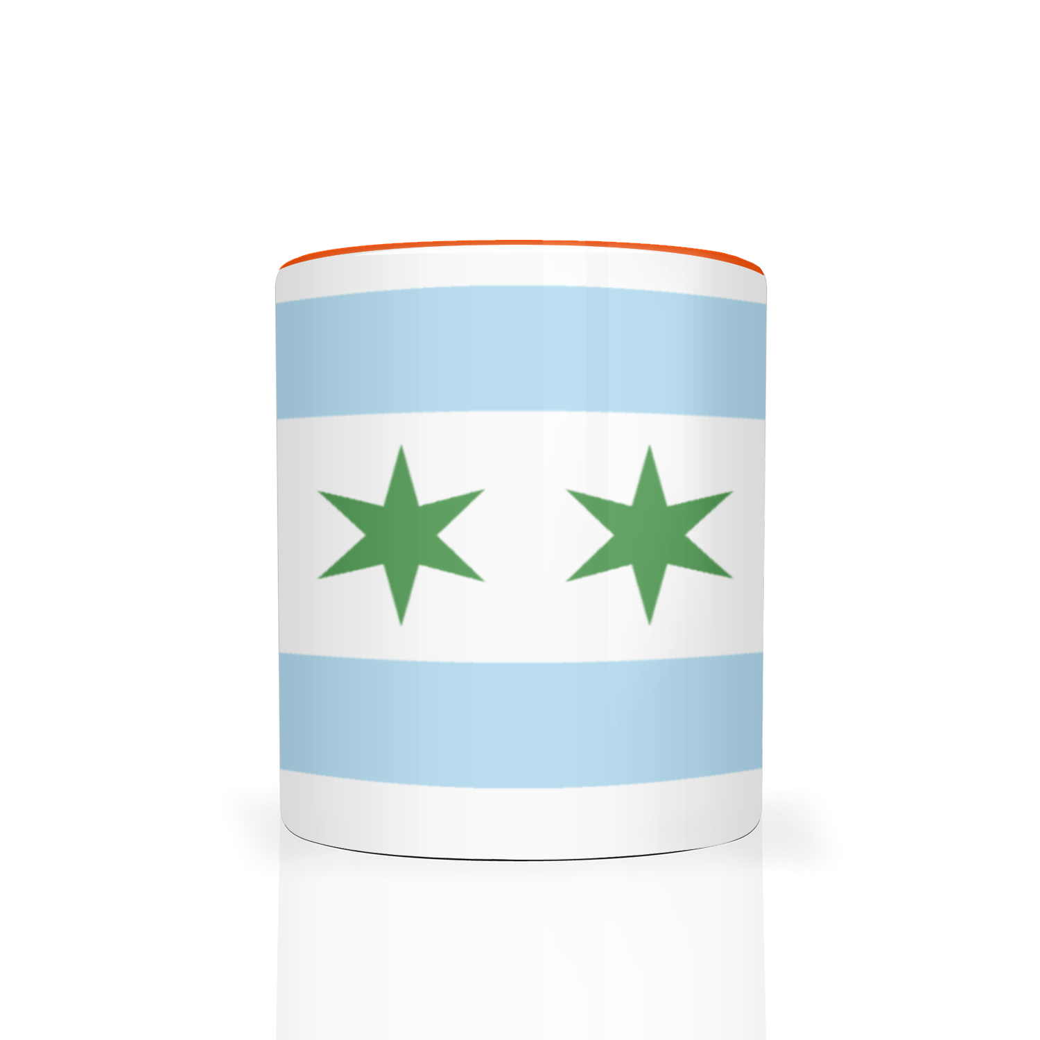 Chicago Flag St. Patty's 11oz 2 Tone Mug