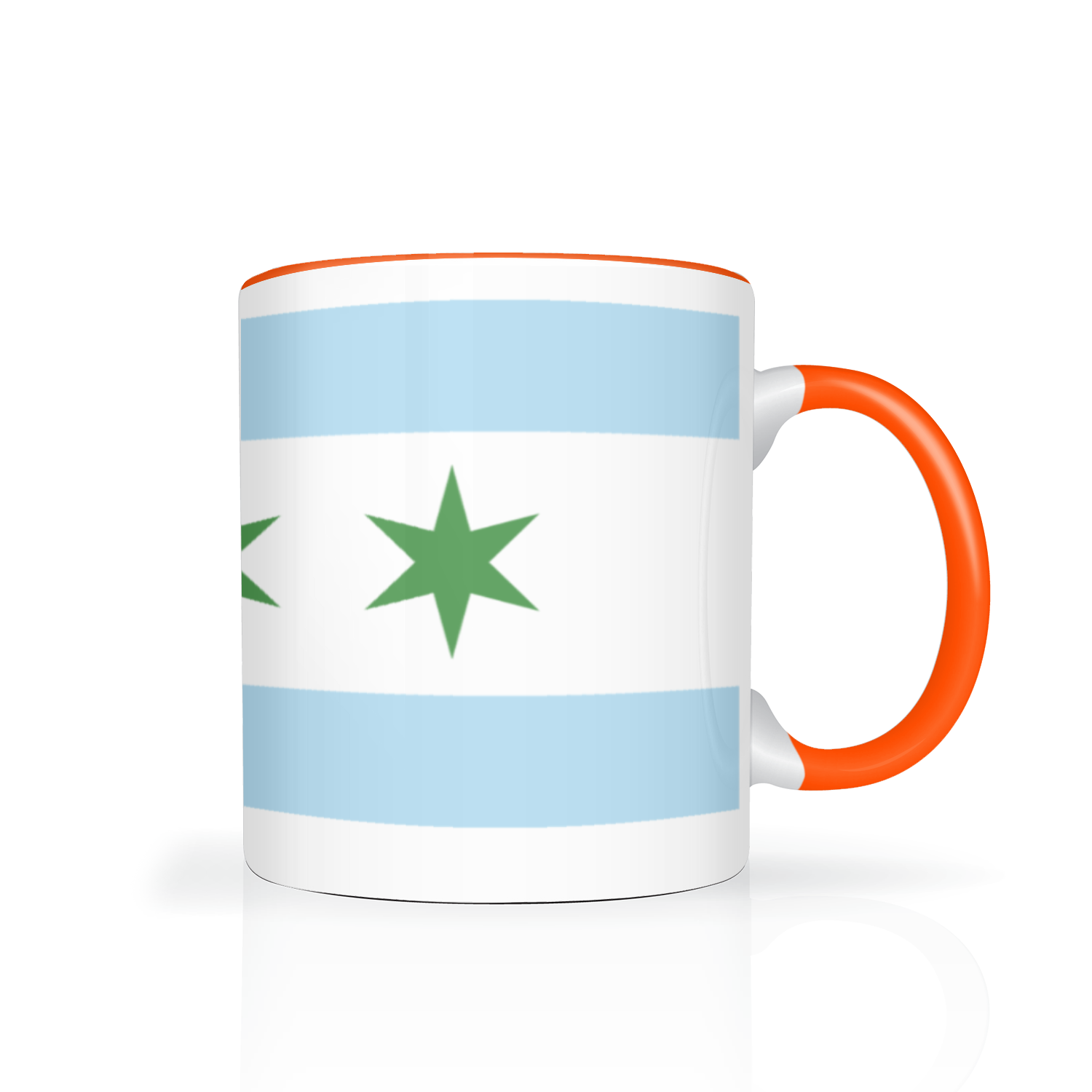 Chicago Flag St. Patty's 11oz 2 Tone Mug