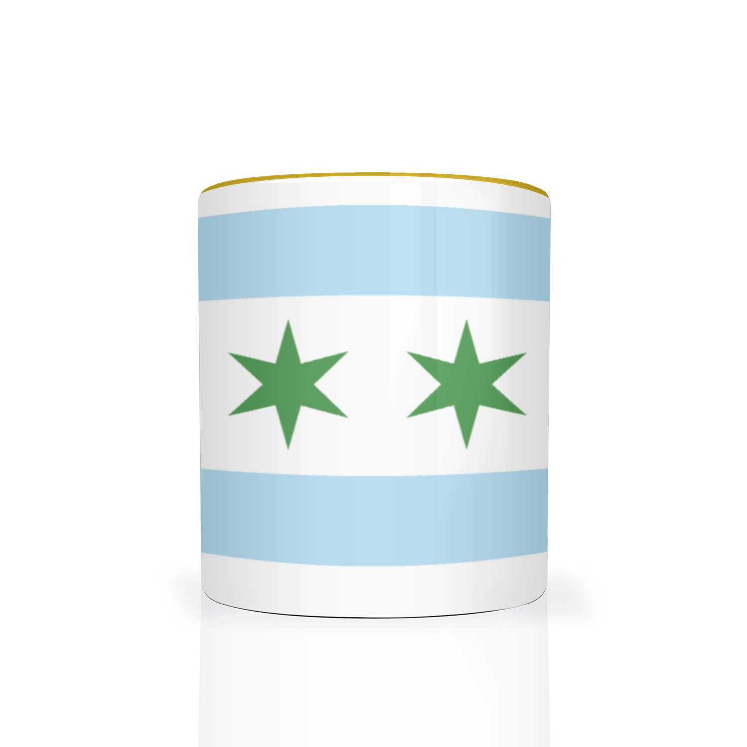 Chicago Flag St. Patty's 11oz 2 Tone Mug