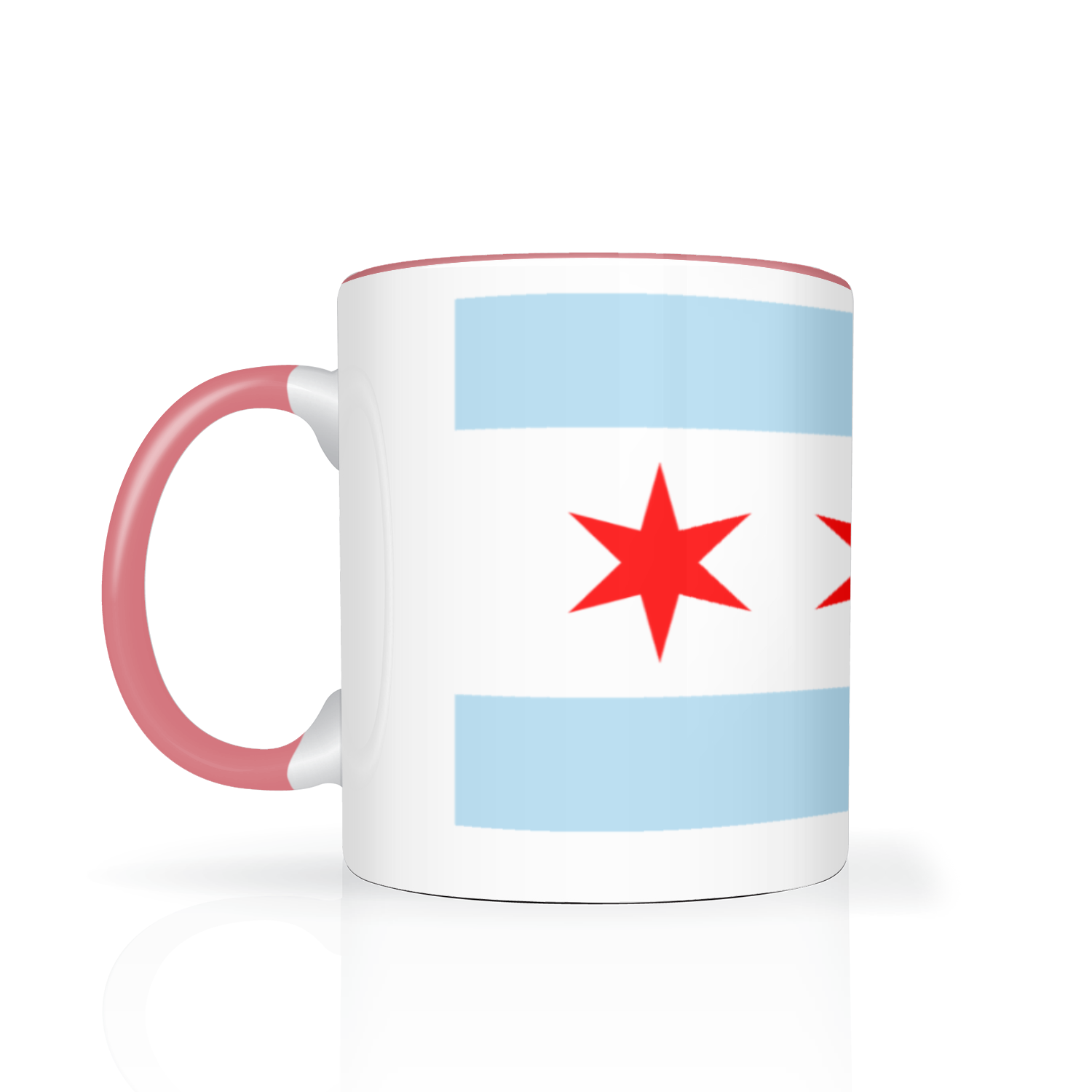 Chicago Flag Single Pot Leaf 11oz 2 Tone Mug