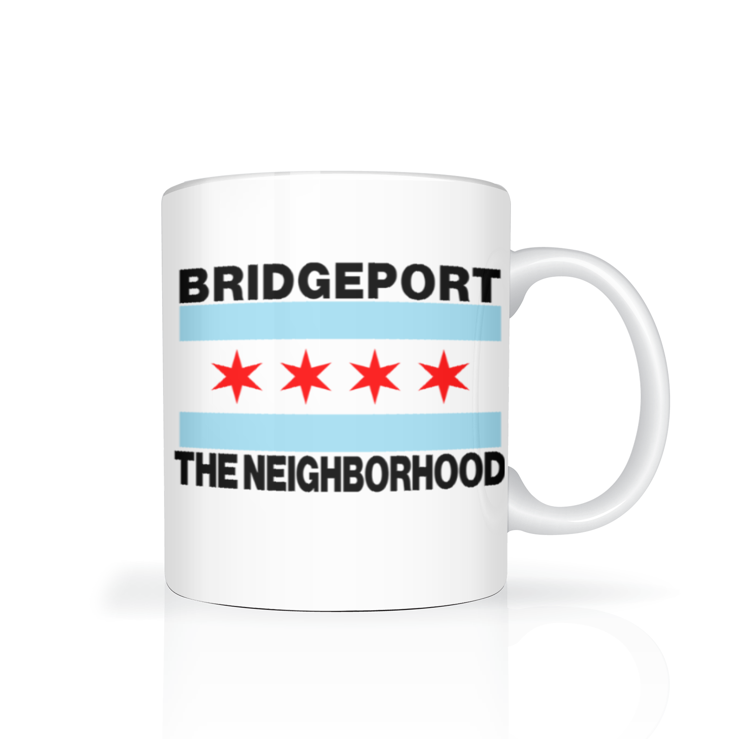 Chicago Flag Bridgeport 11oz 2 Tone Mug