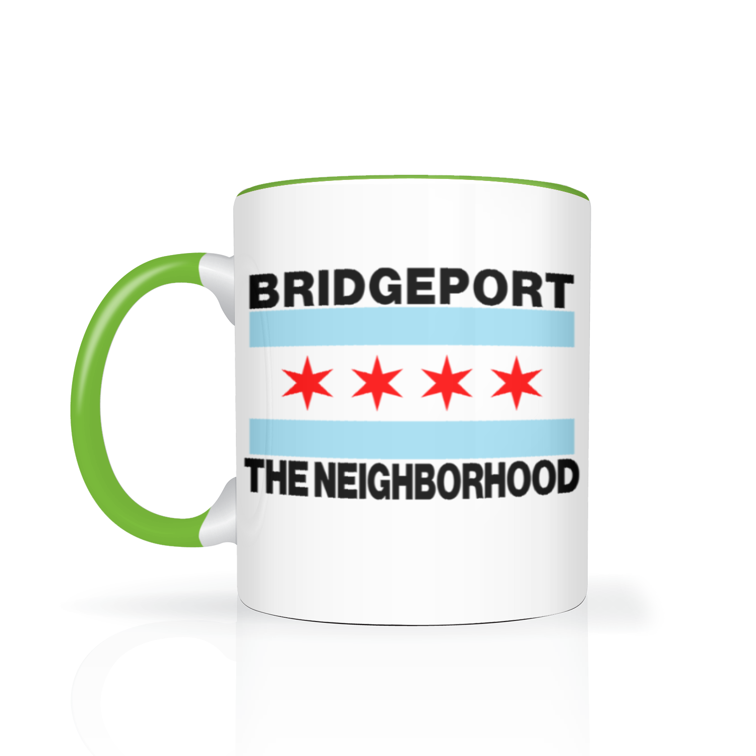 Chicago Flag Bridgeport 11oz 2 Tone Mug