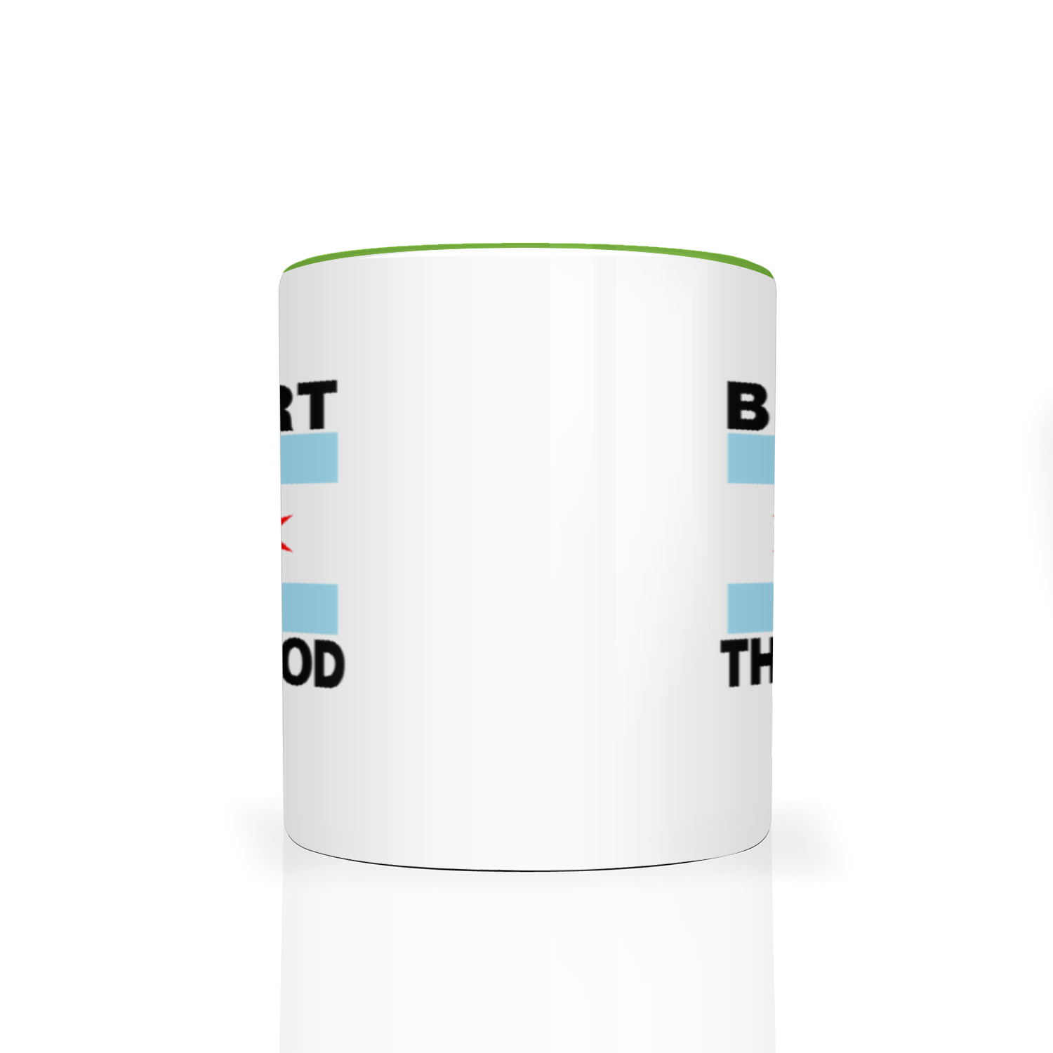 Chicago Flag Bridgeport 11oz 2 Tone Mug