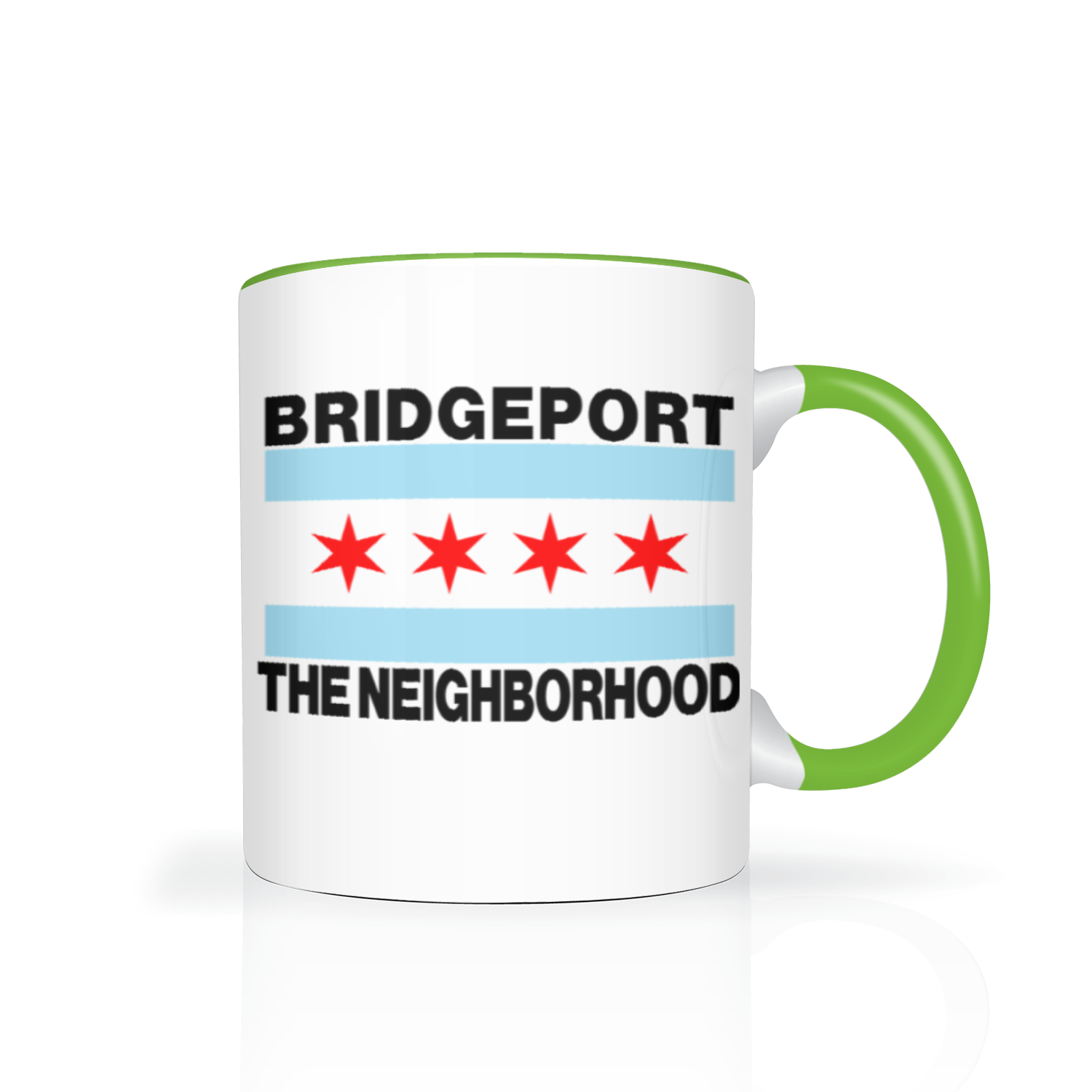 Chicago Flag Bridgeport 11oz 2 Tone Mug