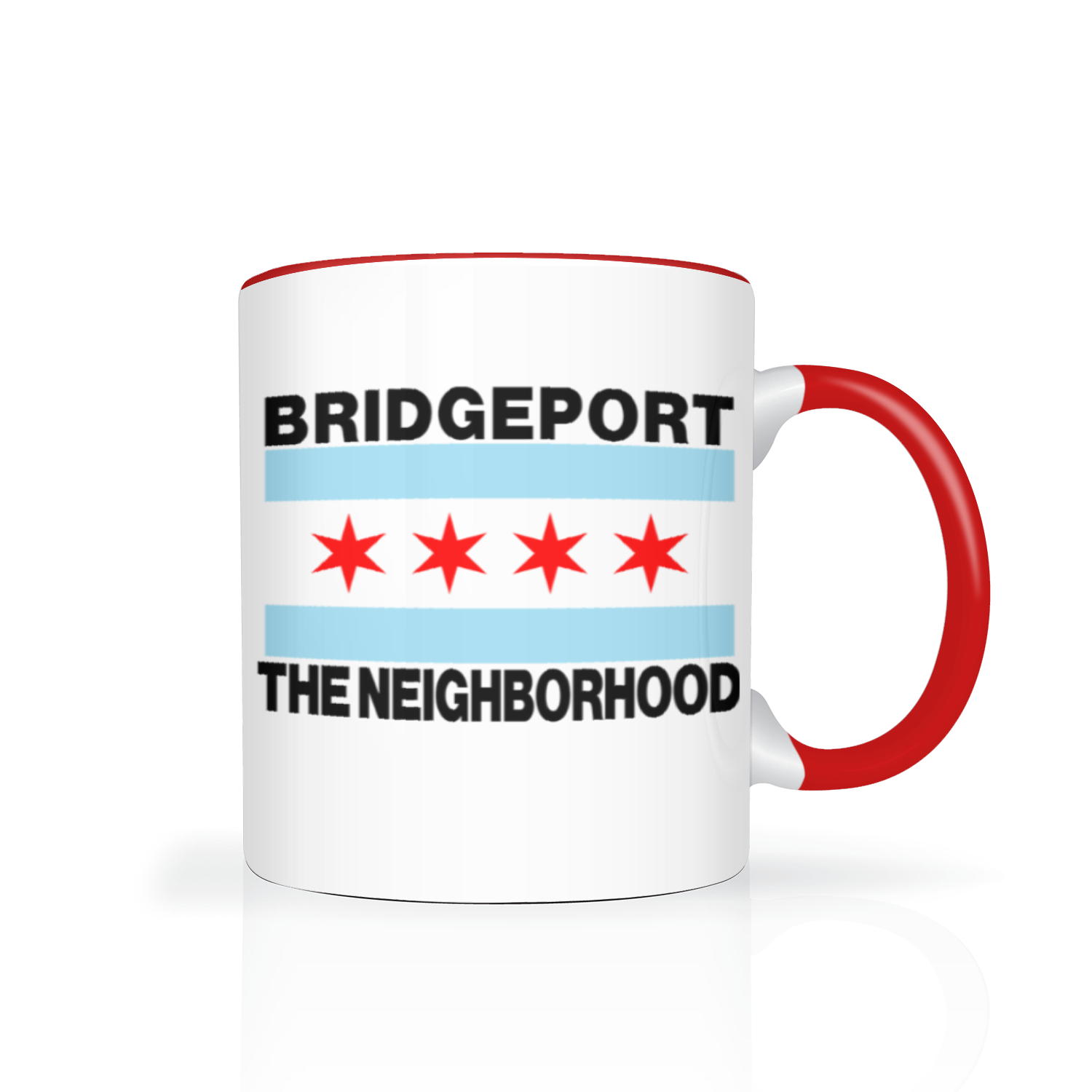 Chicago Flag Bridgeport 11oz 2 Tone Mug