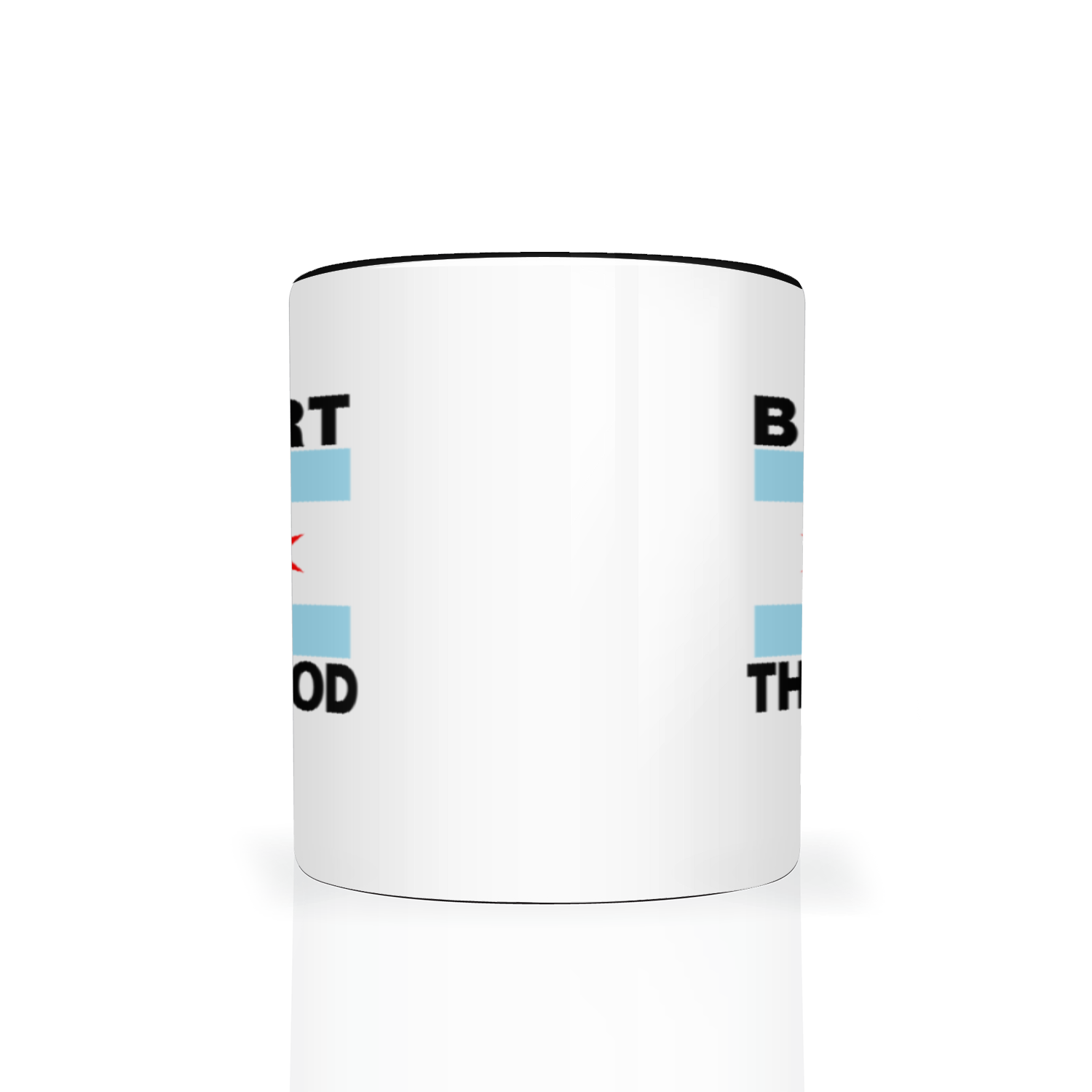 Chicago Flag Bridgeport 11oz 2 Tone Mug