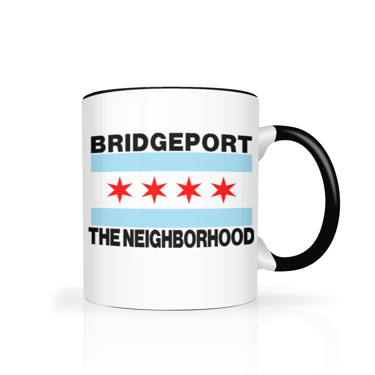 Chicago Flag Bridgeport 11oz 2 Tone Mug