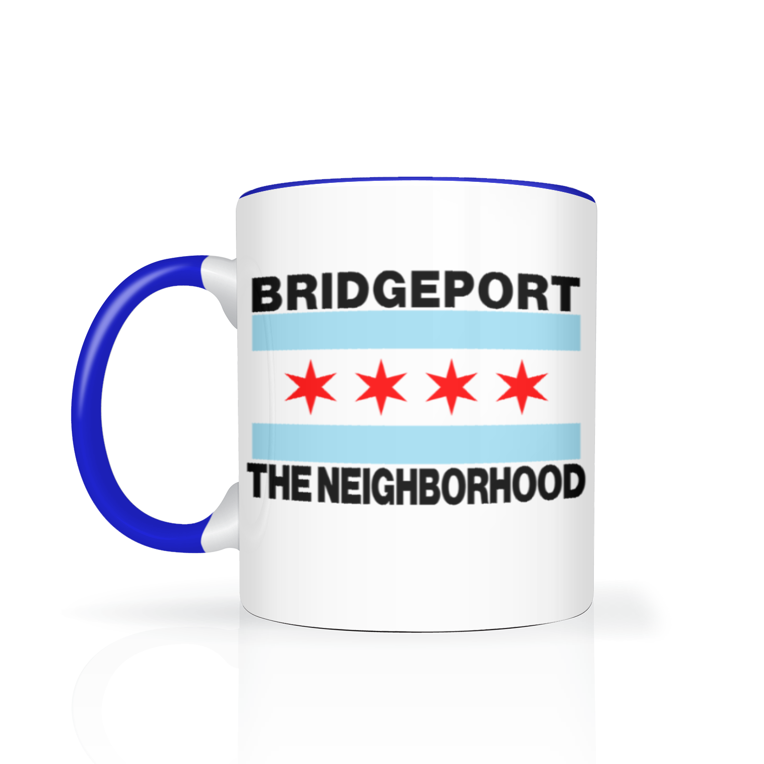 Chicago Flag Bridgeport 11oz 2 Tone Mug