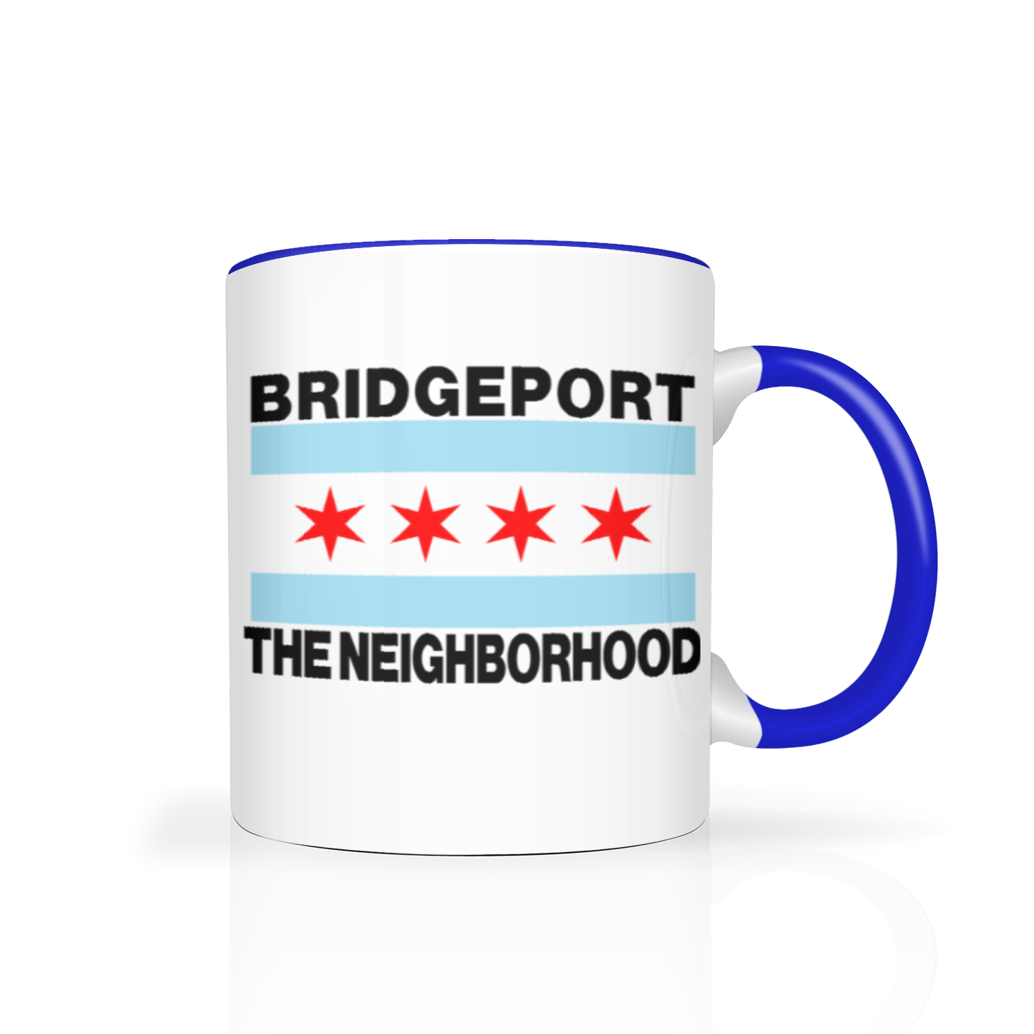 Chicago Flag Bridgeport 11oz 2 Tone Mug