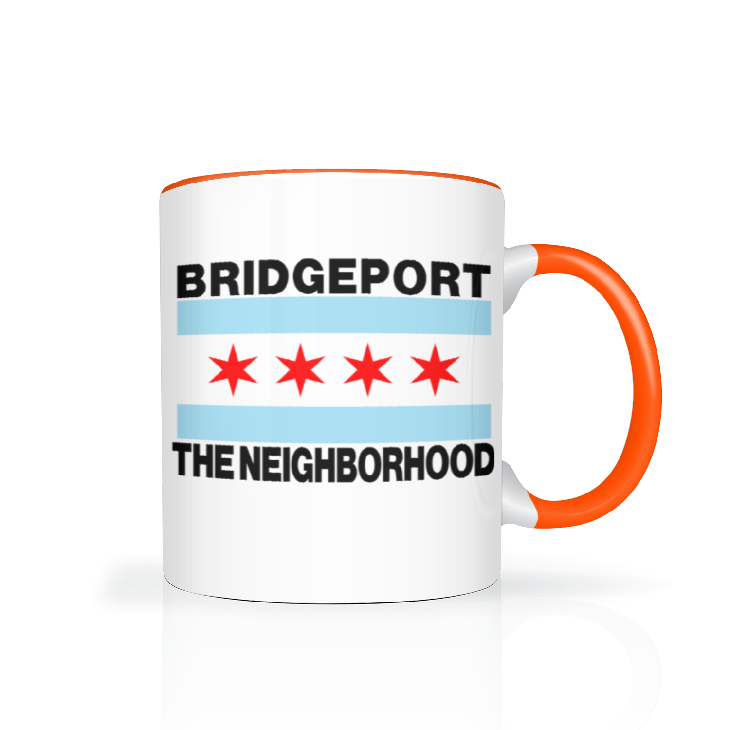Chicago Flag Bridgeport 11oz 2 Tone Mug