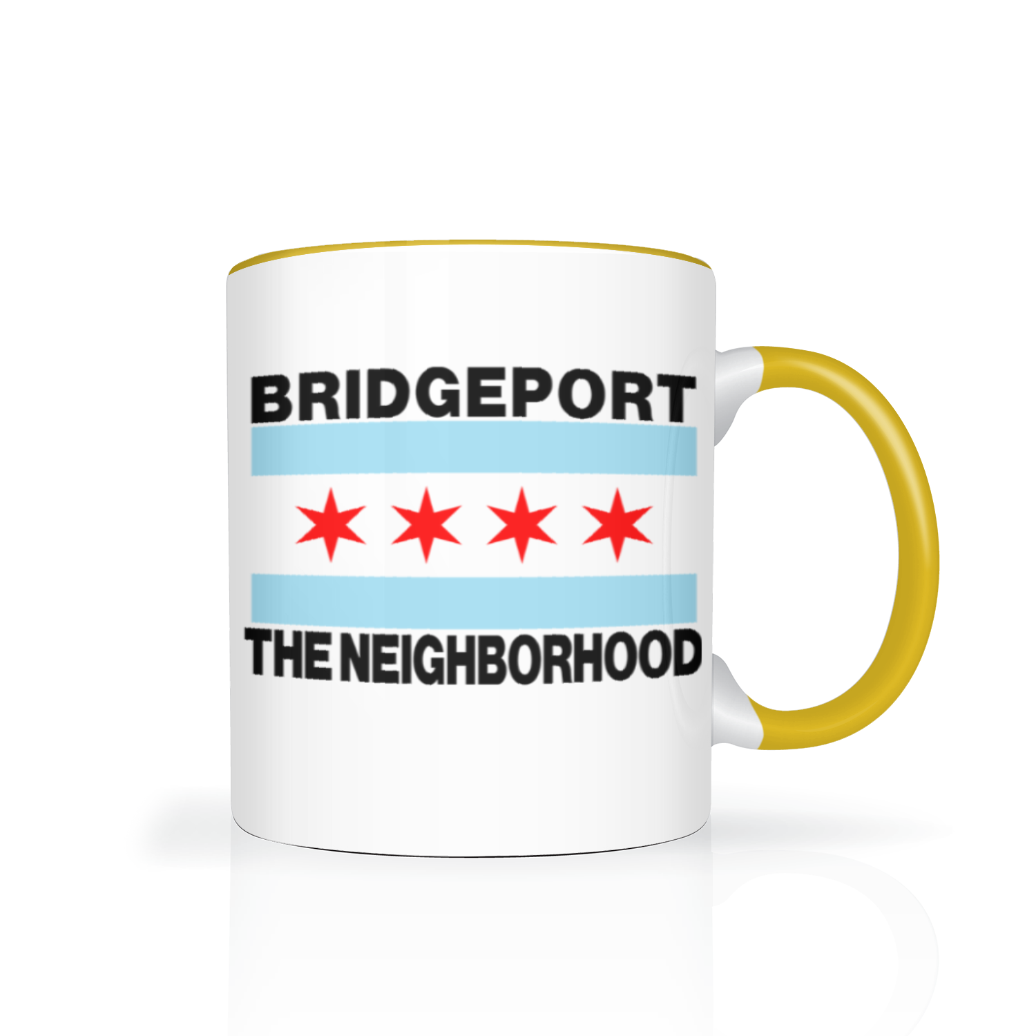 Chicago Flag Bridgeport 11oz 2 Tone Mug