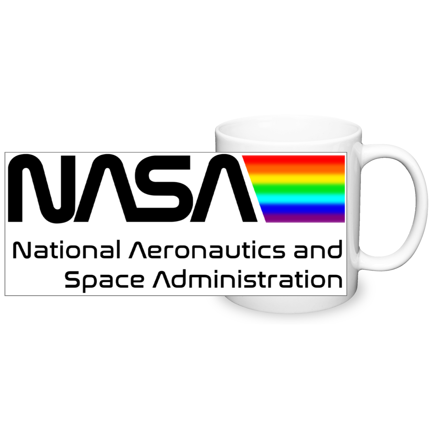 NASA Space Logo 11oz 2 Tone Mug