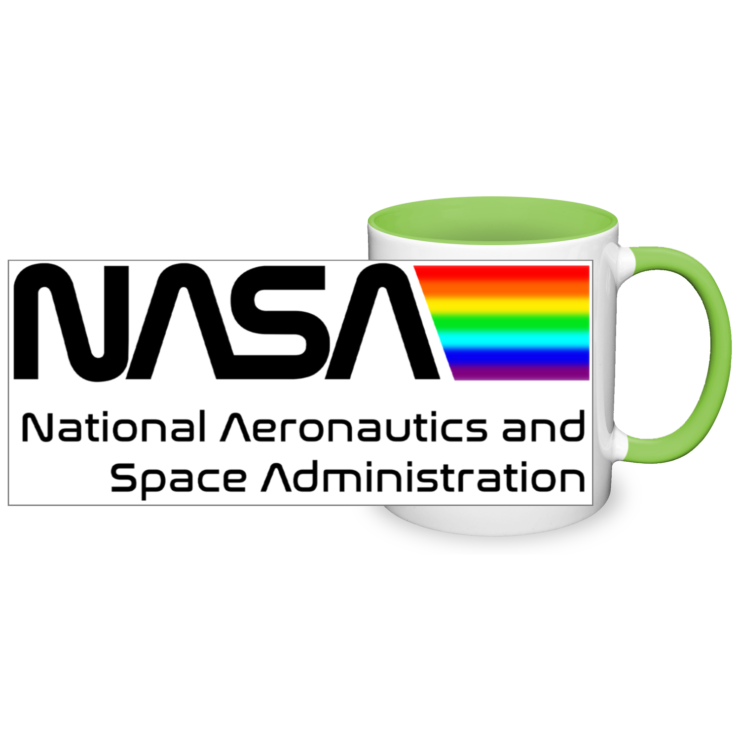 NASA Space Logo 11oz 2 Tone Mug