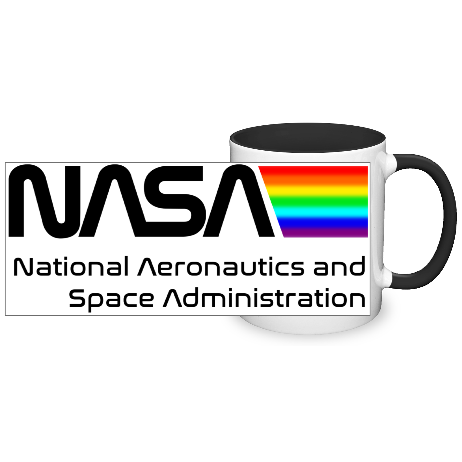 NASA Space Logo 11oz 2 Tone Mug