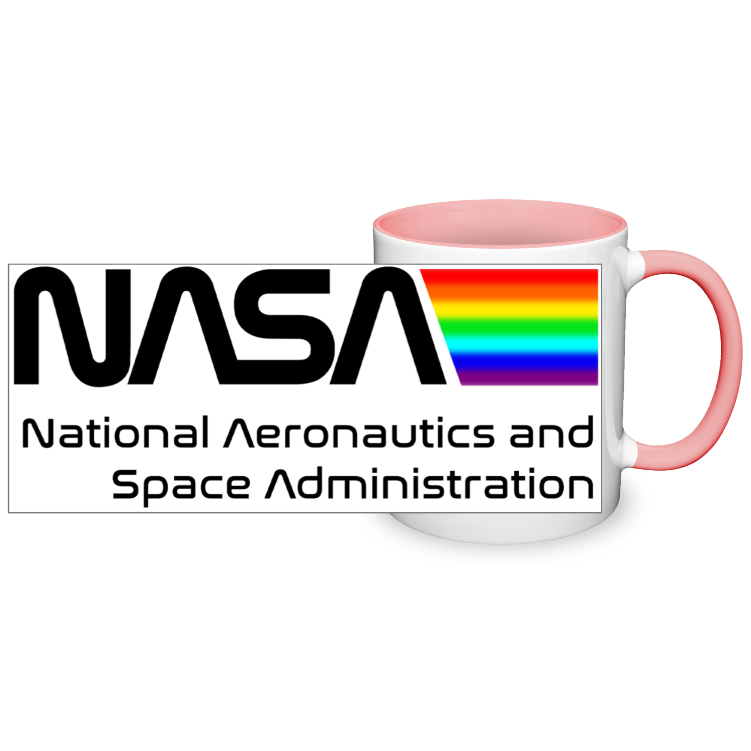 NASA Space Logo 11oz 2 Tone Mug