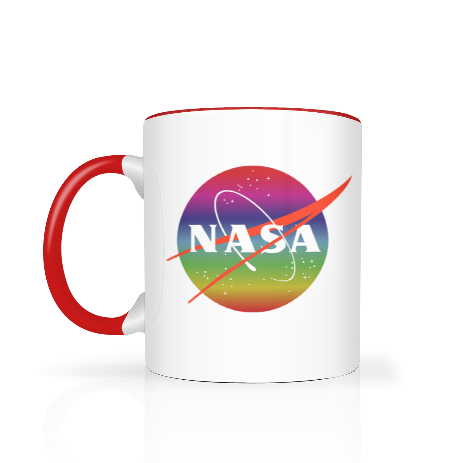 NASA Rainbow Logo 11oz 2 Tone Mug
