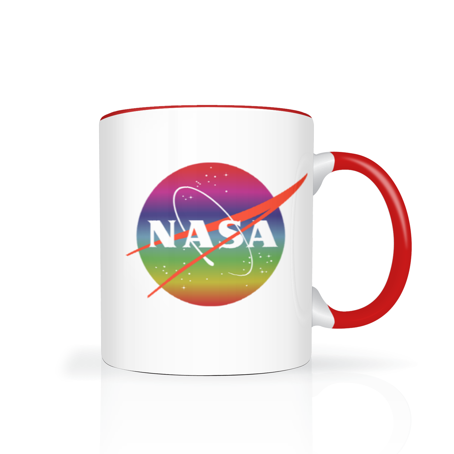 NASA Rainbow Logo 11oz 2 Tone Mug