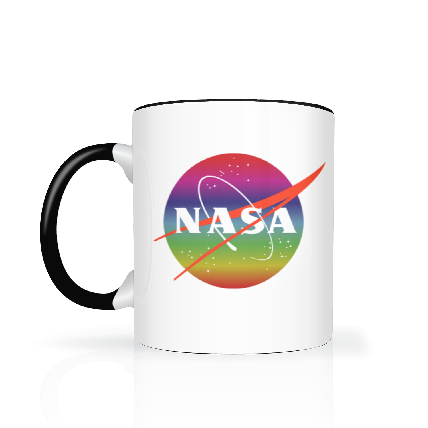 NASA Rainbow Logo 11oz 2 Tone Mug