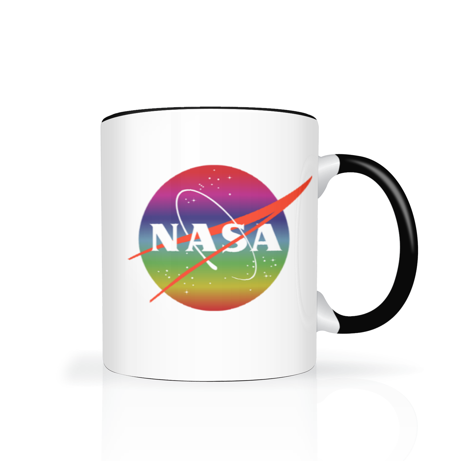 NASA Rainbow Logo 11oz 2 Tone Mug