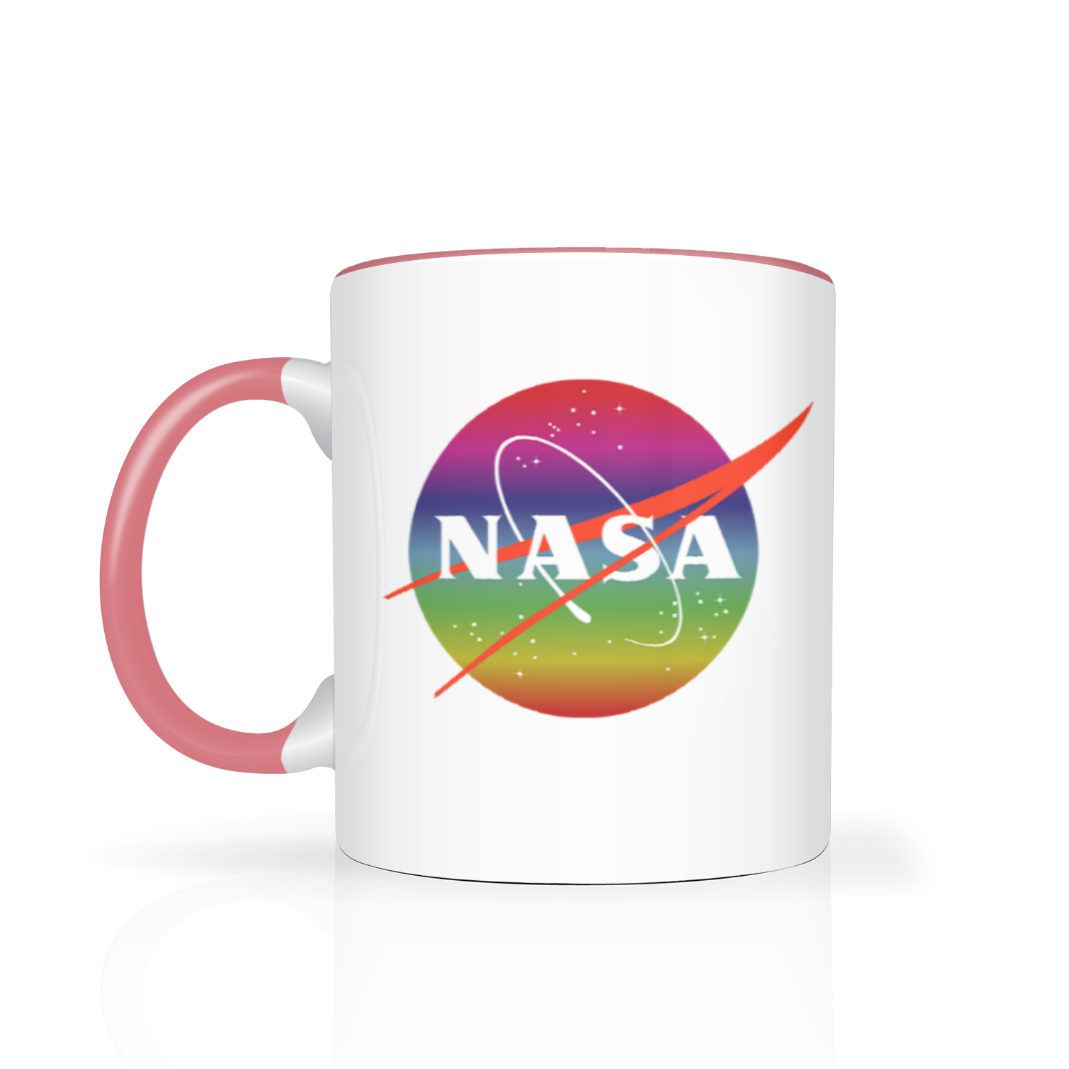 NASA Rainbow Logo 11oz 2 Tone Mug