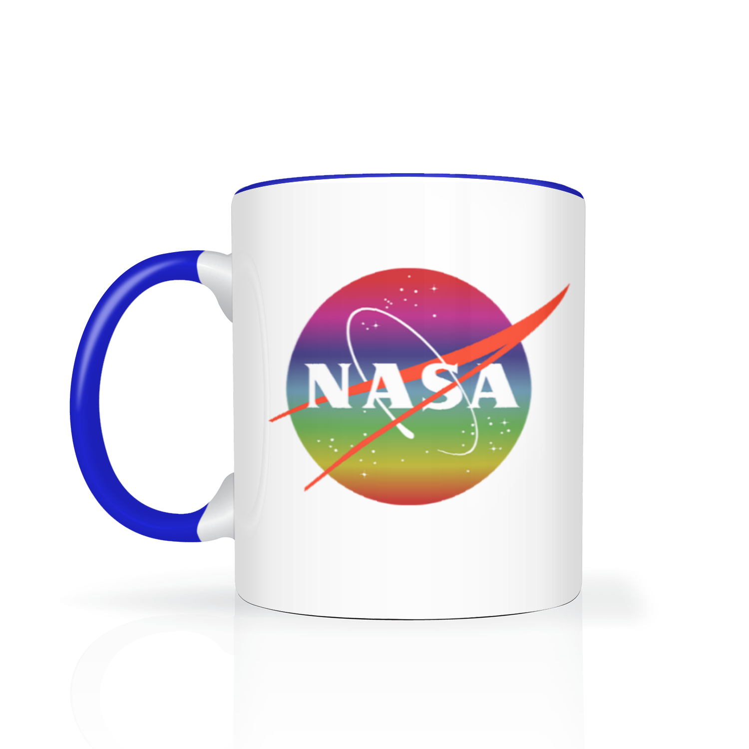 NASA Rainbow Logo 11oz 2 Tone Mug