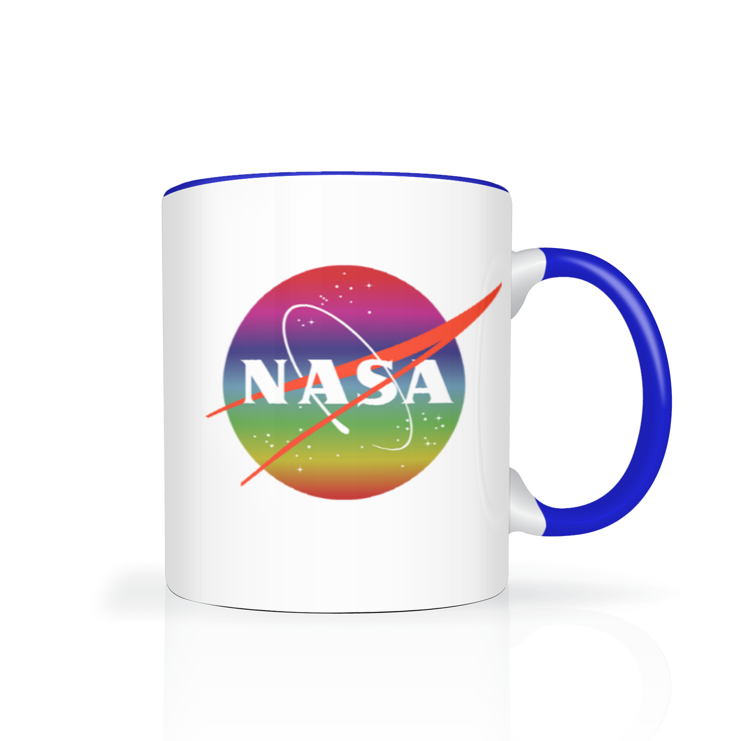 NASA Rainbow Logo 11oz 2 Tone Mug