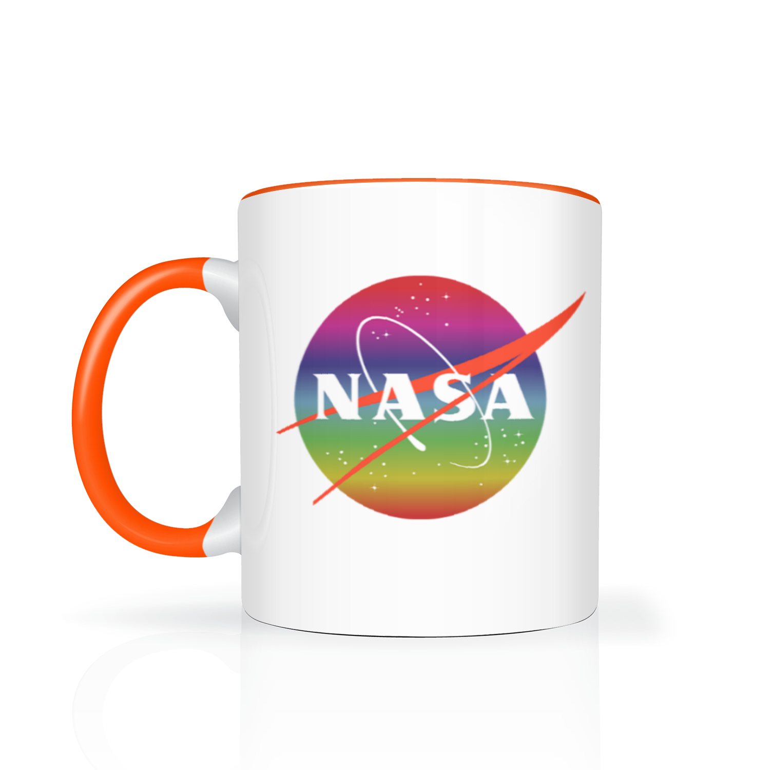 NASA Rainbow Logo 11oz 2 Tone Mug