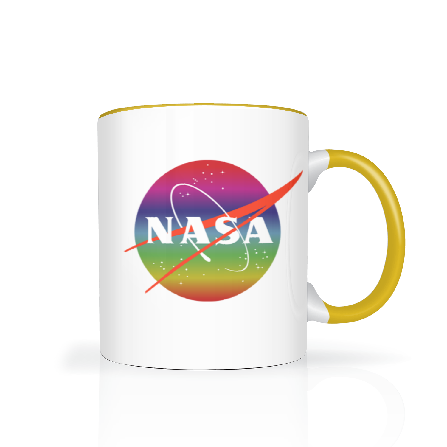 NASA Rainbow Logo 11oz 2 Tone Mug