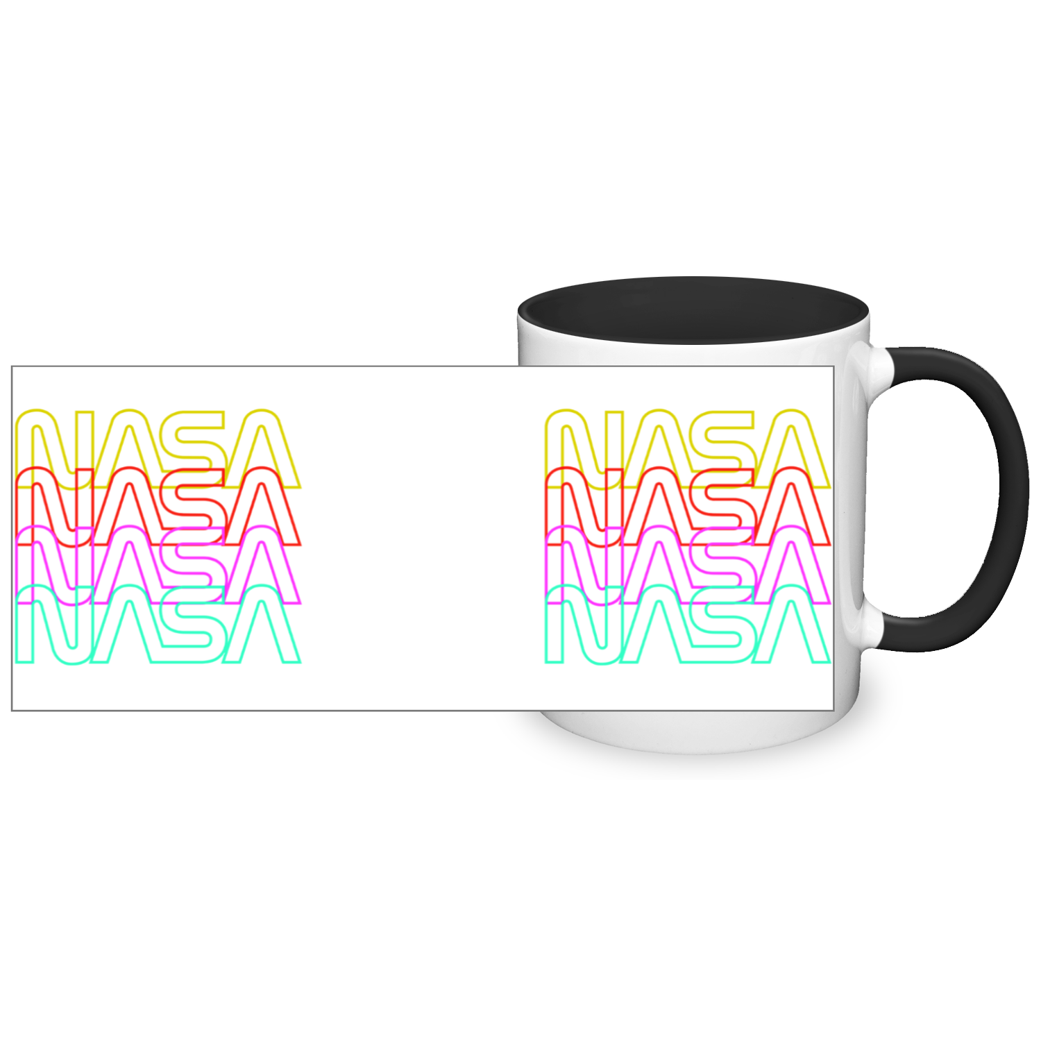 NASA Worm 11oz 2 Tone Mug