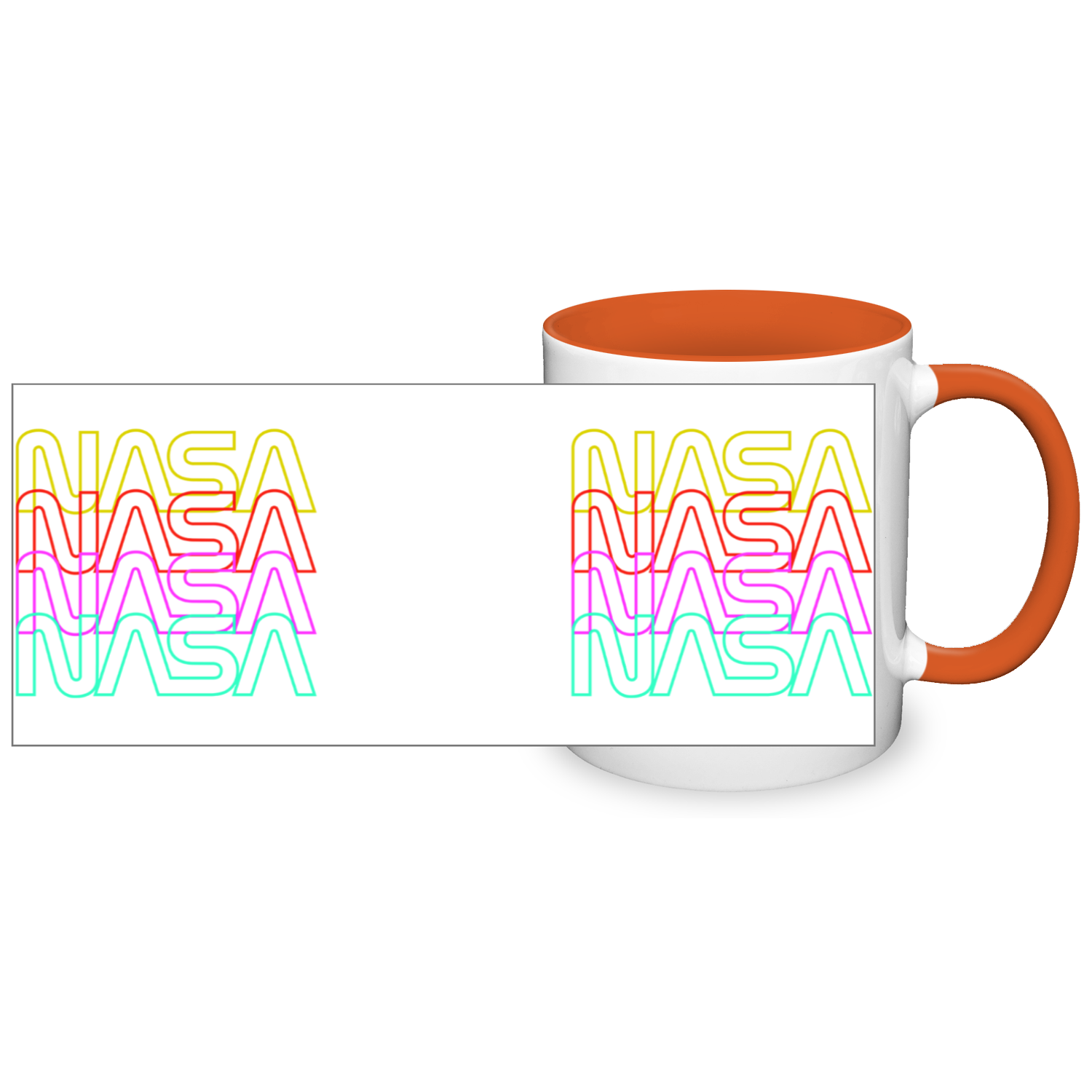 NASA Worm 11oz 2 Tone Mug