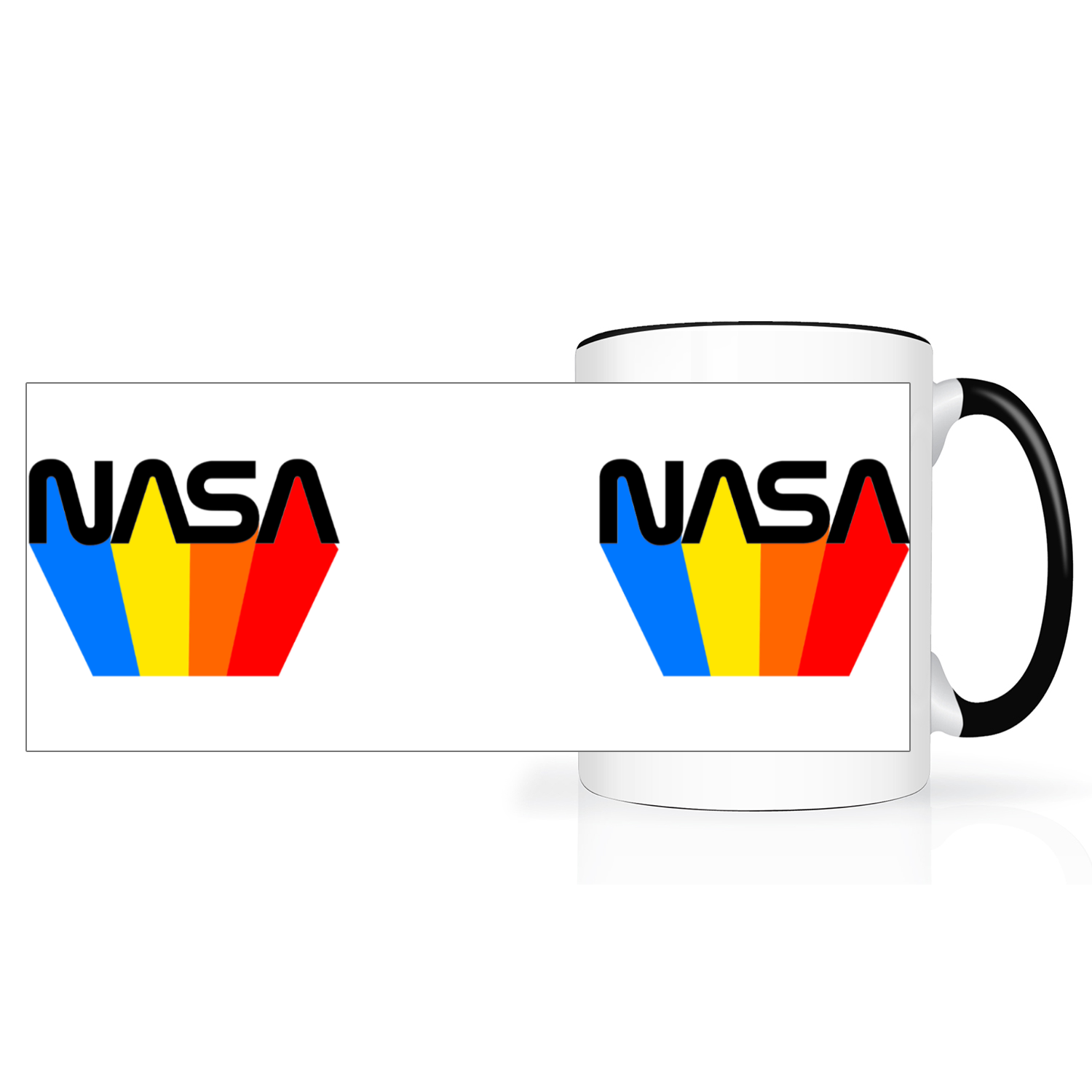 NASA 80’s Retro 2 Tone 15oz Mug