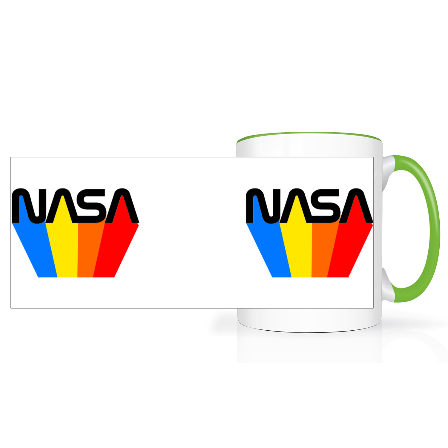 NASA 80’s Retro 2 Tone 15oz Mug