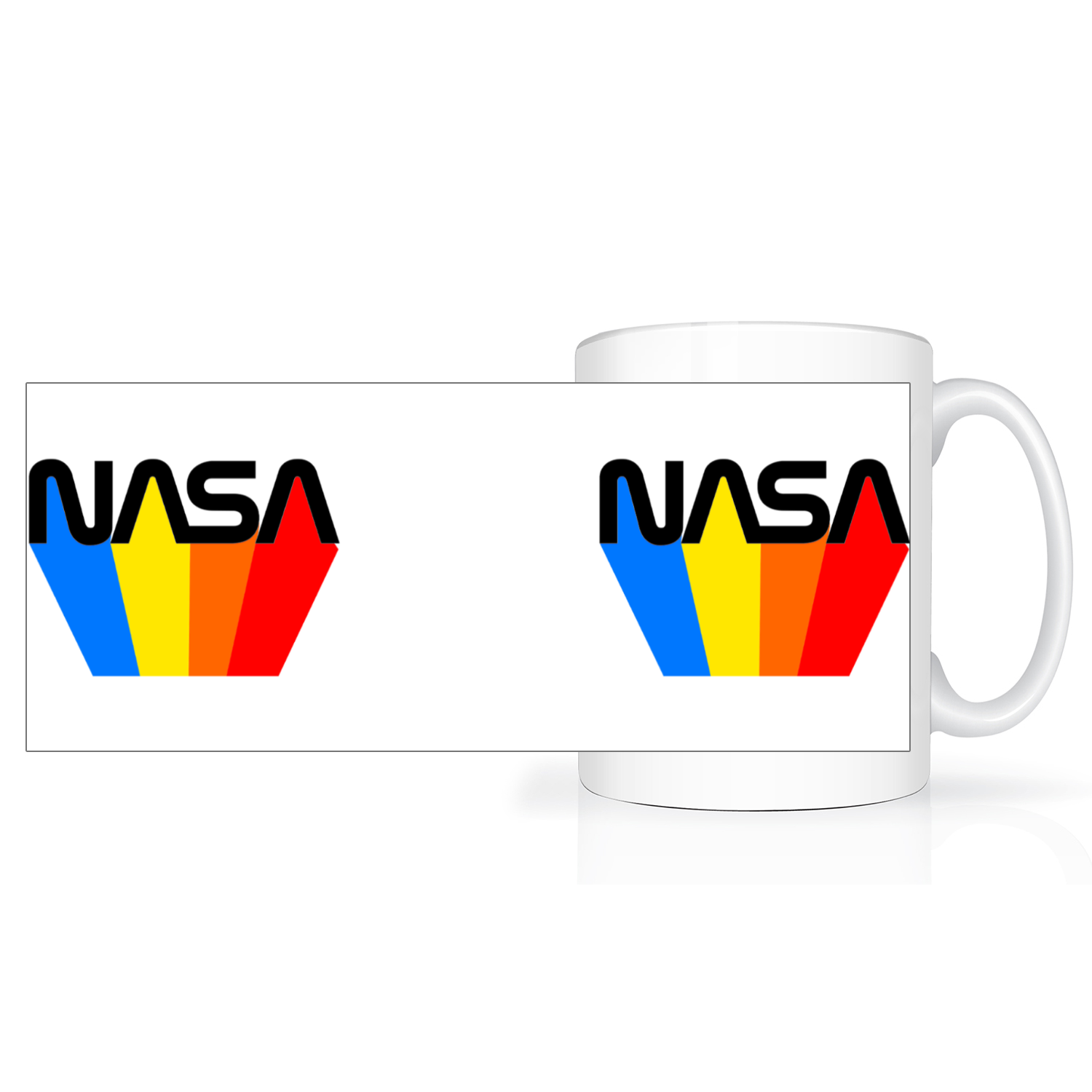 NASA 80’s Retro 2 Tone 15oz Mug