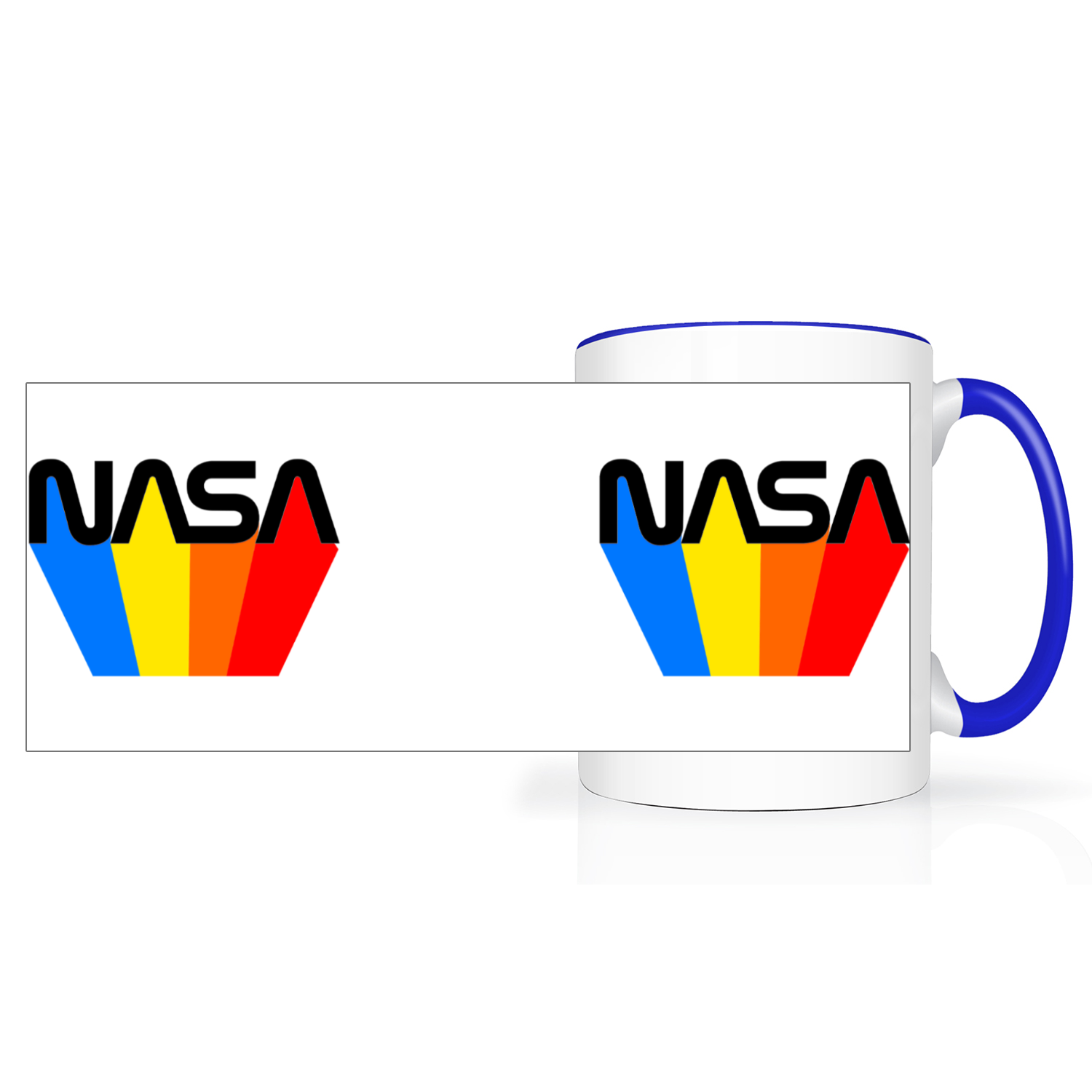 NASA 80’s Retro 2 Tone 15oz Mug