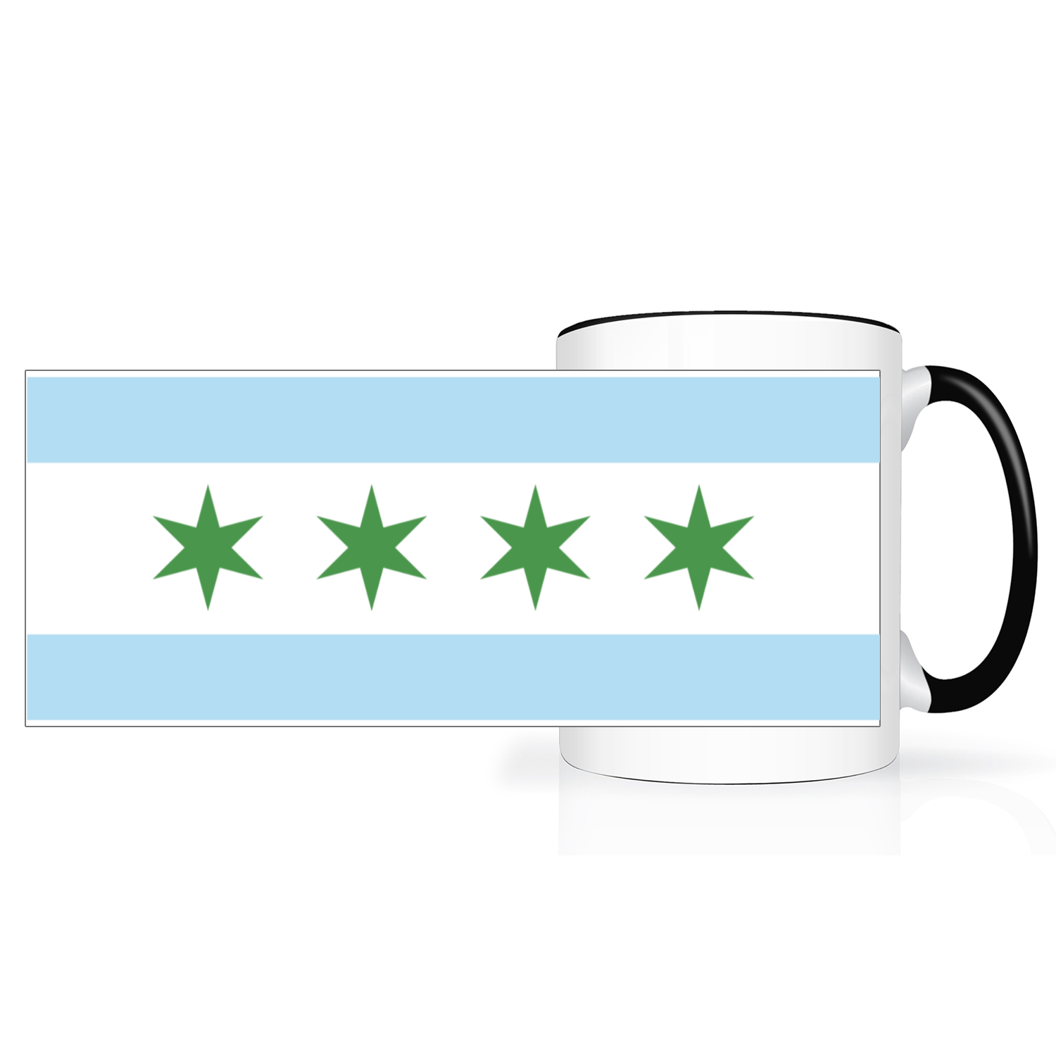 Chicago Flag St. Patty’s 2 Tone 15oz Mug